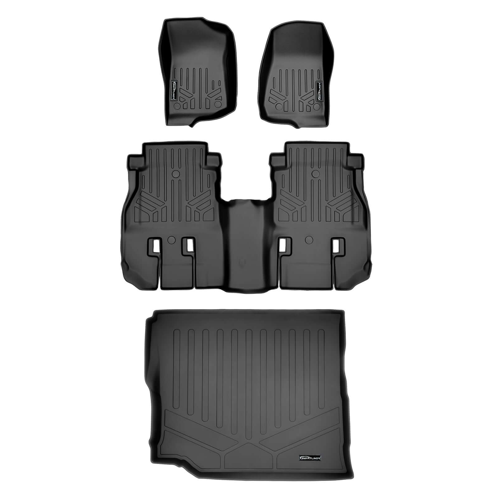 SMARTLINER Custom Fit Floor Liners For 2021-2025 Jeep Wrangler Rubicon 392 Smartliner USA