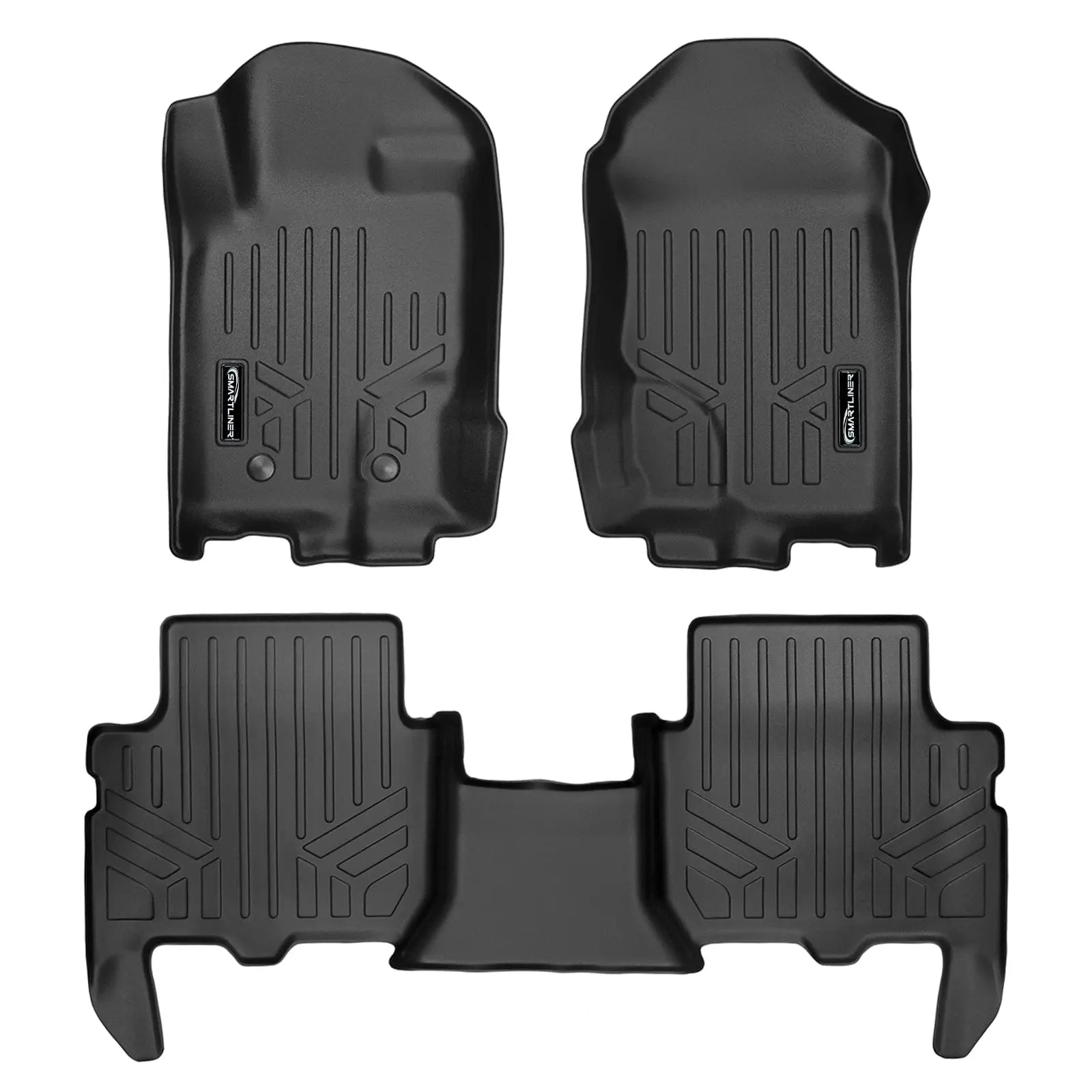 SMARTLINER Custom Fit Floor Liners For 2015-2017 Ford Everest Smartliner USA