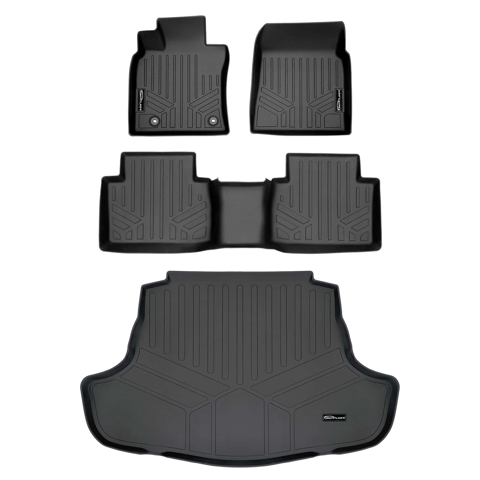 SMARTLINER Custom Fit Floor Liners For 2018-2024 Toyota Camry Hybrid Models Smartliner USA