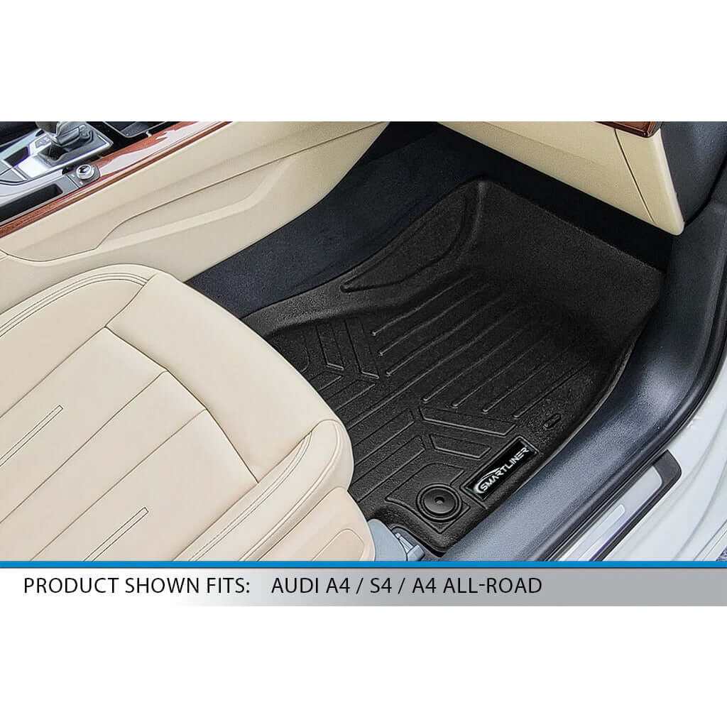 SMARTLINER Custom Fit Floor Liners For 2017-2025 Audi A4 / S4 / A4 All-Road Smartliner USA