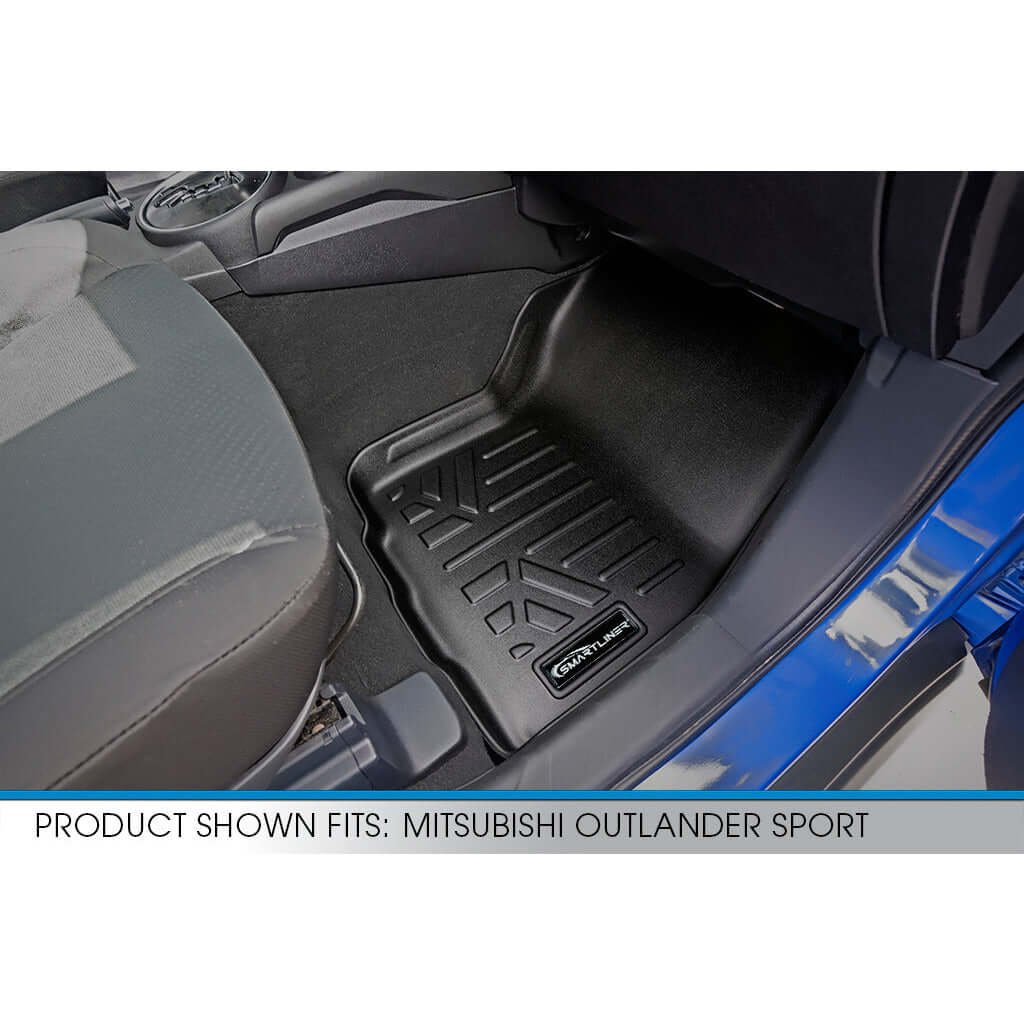 SMARTLINER Custom Fit Floor Liners For 2011-2024 Mitsubishi Outlander Sport Smartliner USA
