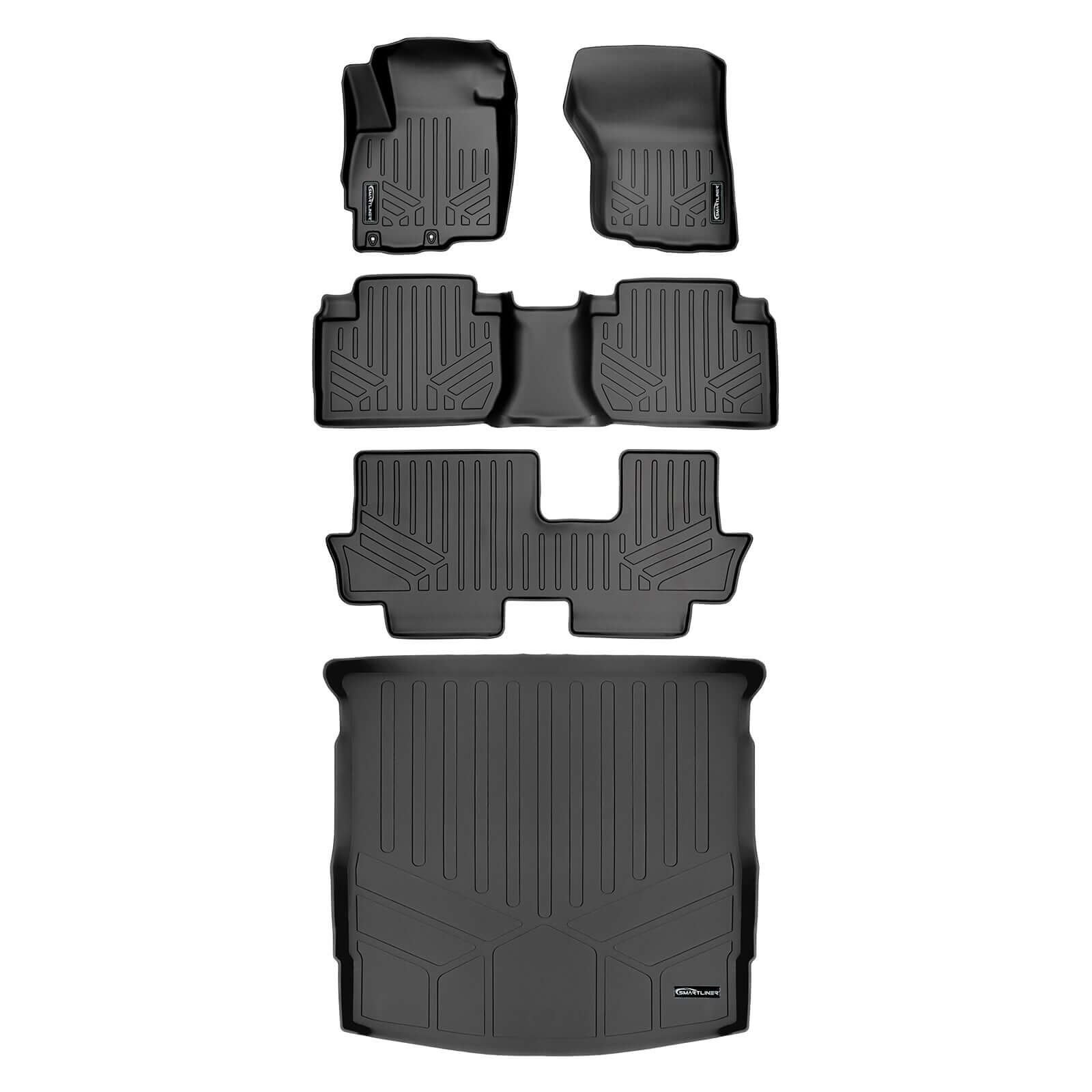 SMARTLINER Custom Fit Floor Liners For 2014-2020 Outlander (No Outlander Sport) Smartliner USA