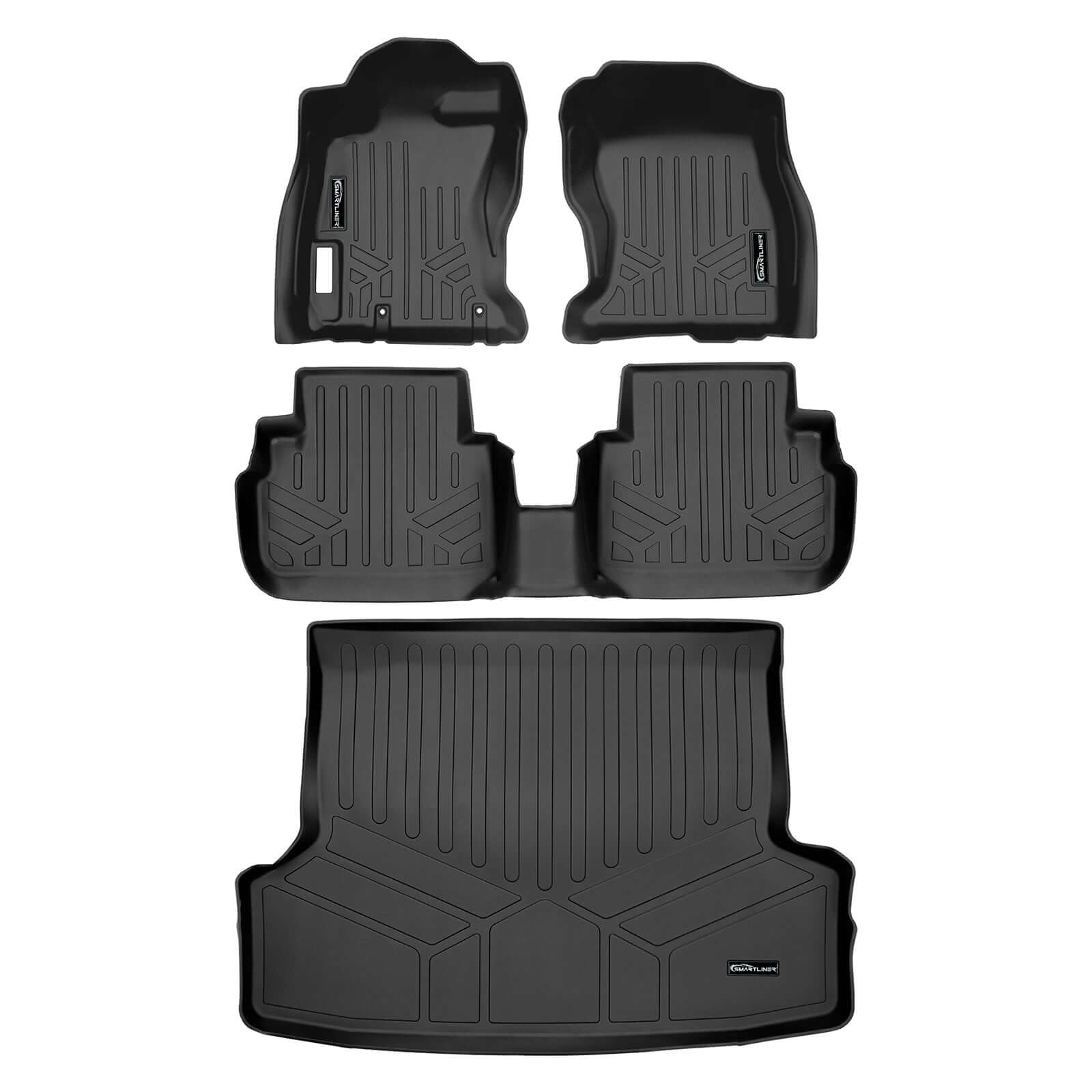SMARTLINER Custom Fit Floor Liners For 2017-2023 Subaru Impreza (Sedan) Smartliner USA