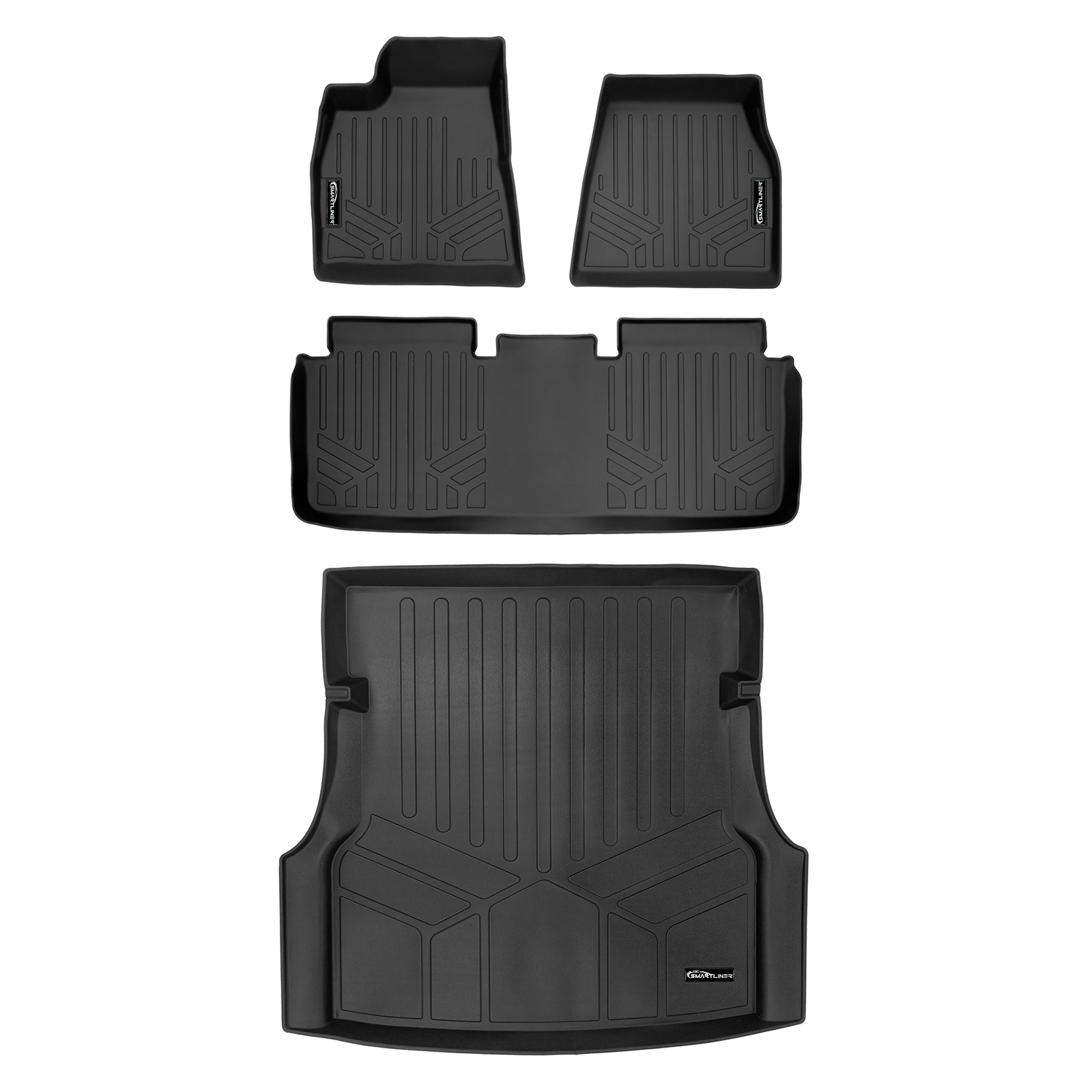 SMARTLINER Custom Fit Floor Liners For for 2015-2016 Tesla Model S Smartliner USA