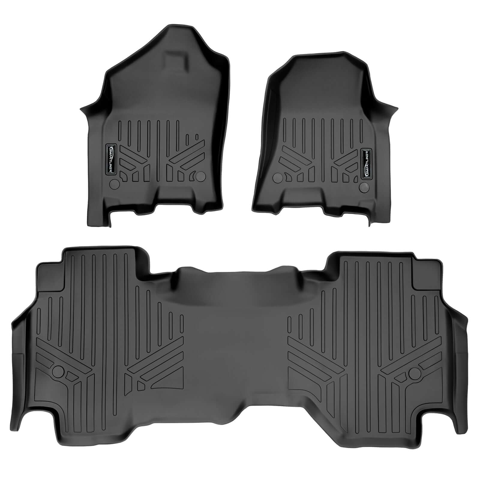 SMARTLINER Custom Fit Floor Liners For 2019-2024 Ram 1500 Quad Cab without Rear Underseat Storage Box Smartliner USA