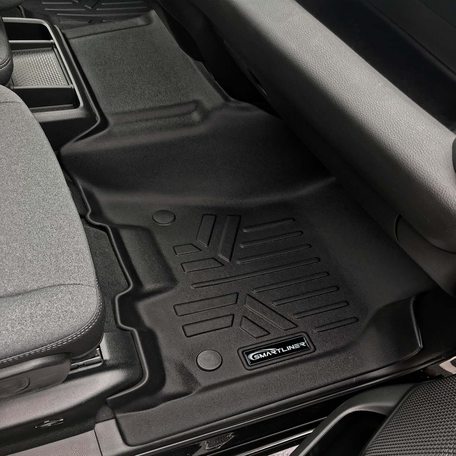 SmartCoverage™ Custom Fit Floor Liners For 2019-2024 Ram 1500 Crew Cab with First Row Bench Seat Smartliner USA