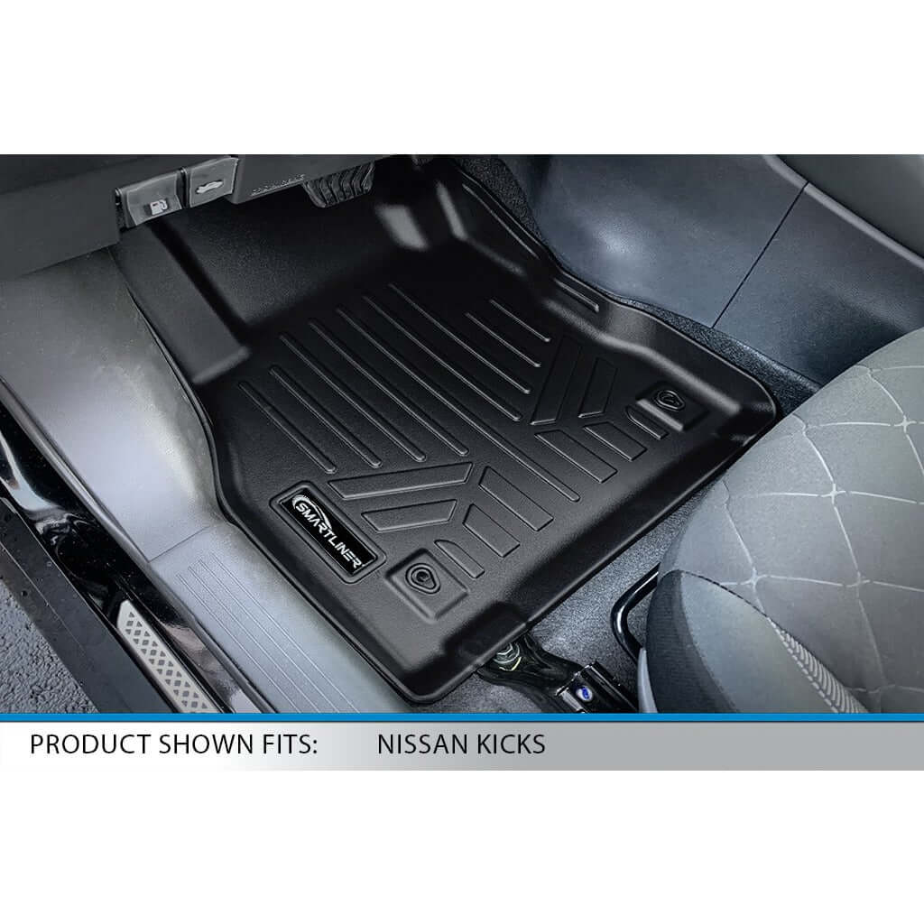 SMARTLINER Custom Fit Floor Liners For 2018-2024 Nissan Kicks Smartliner USA