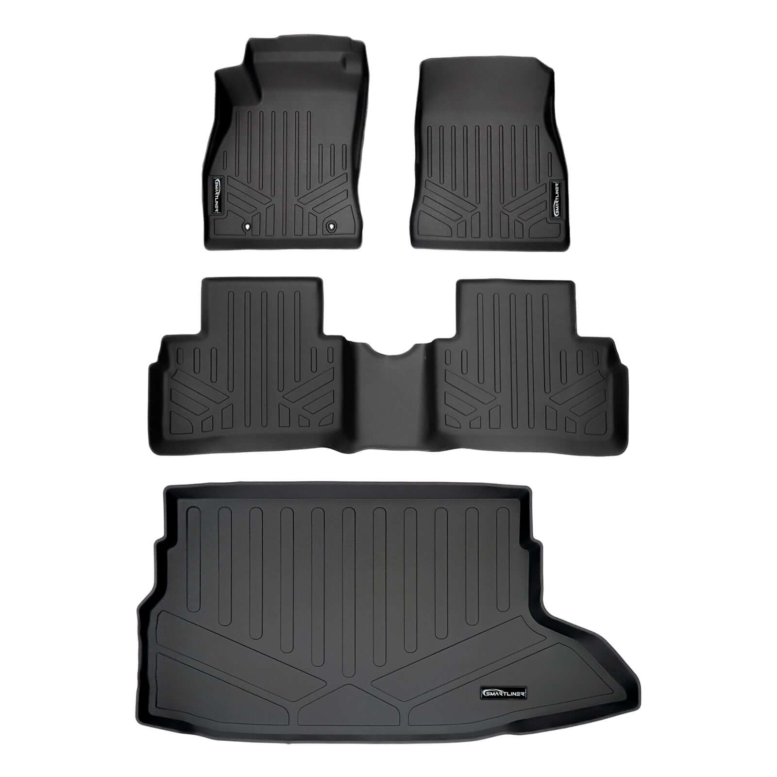 SMARTLINER Custom Fit Floor Liners For 2011-2017 Nissan Juke (with or without Optional Subwoofer) Smartliner USA