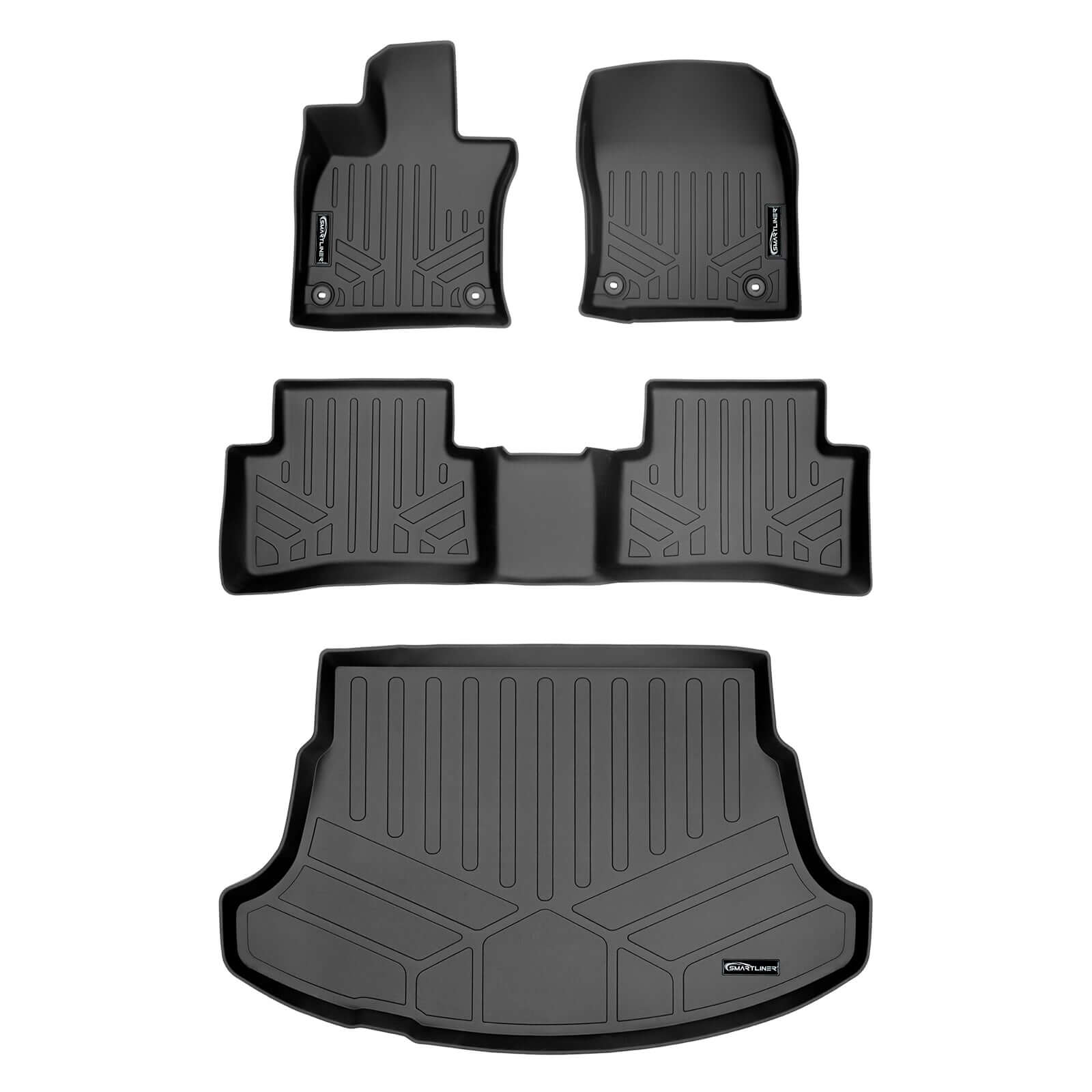 SMARTLINER Custom Fit Floor Liners For 2019-2022 Lexus UX Non Hybrid Models Smartliner USA