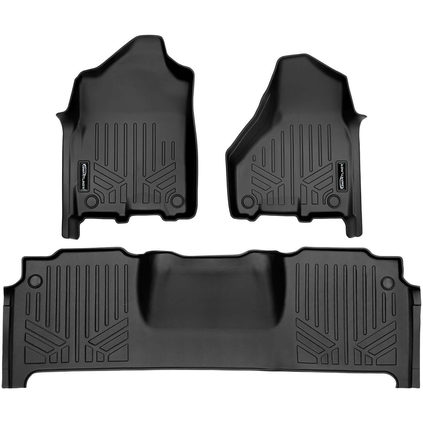 SMARTLINER Custom Fit Floor Liners For 2021 - 2024 Ram 2500 | 3500 Mega Cab Bucket Seats Smartliner USA