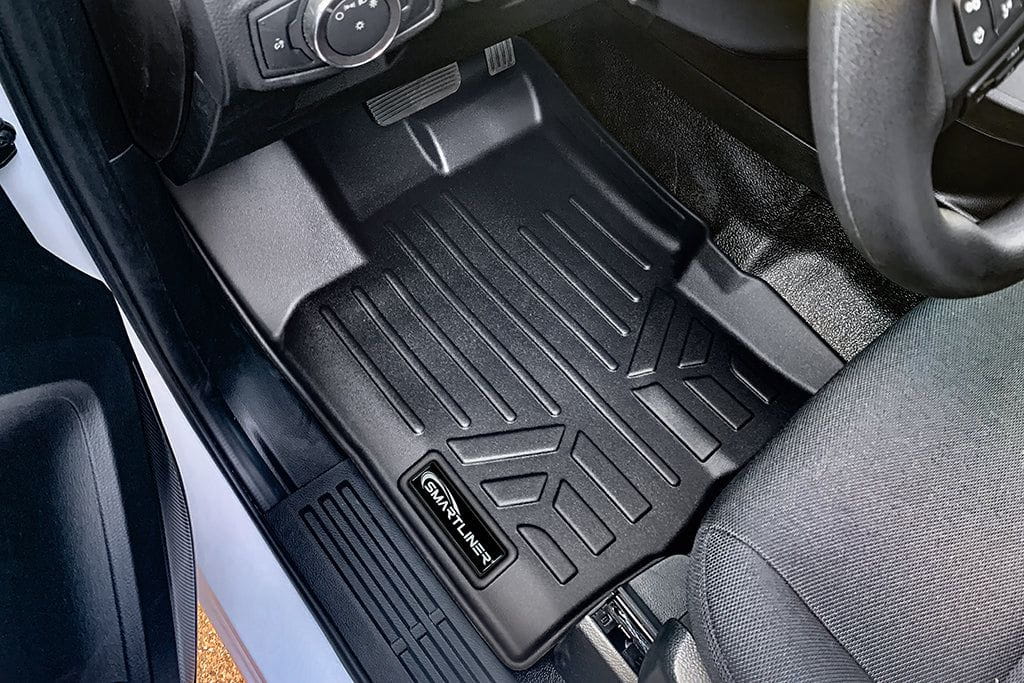SMARTLINER Custom Fit Floor Liners For 2019-2023 Ford Ranger SuperCab with Vinyl Flooring Smartliner USA