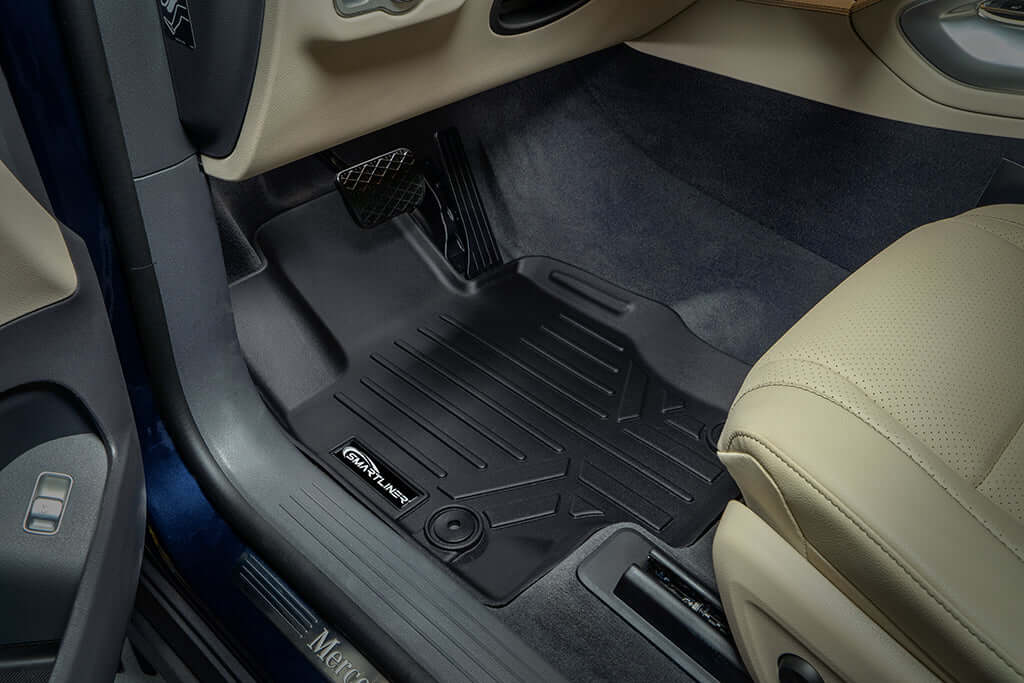 SMARTLINER Custom Fit Floor Liners For 2020-2024 Mercedes-Benz GLS-Class 7 Passenger With 2nd Row Bucket Seats Smartliner USA