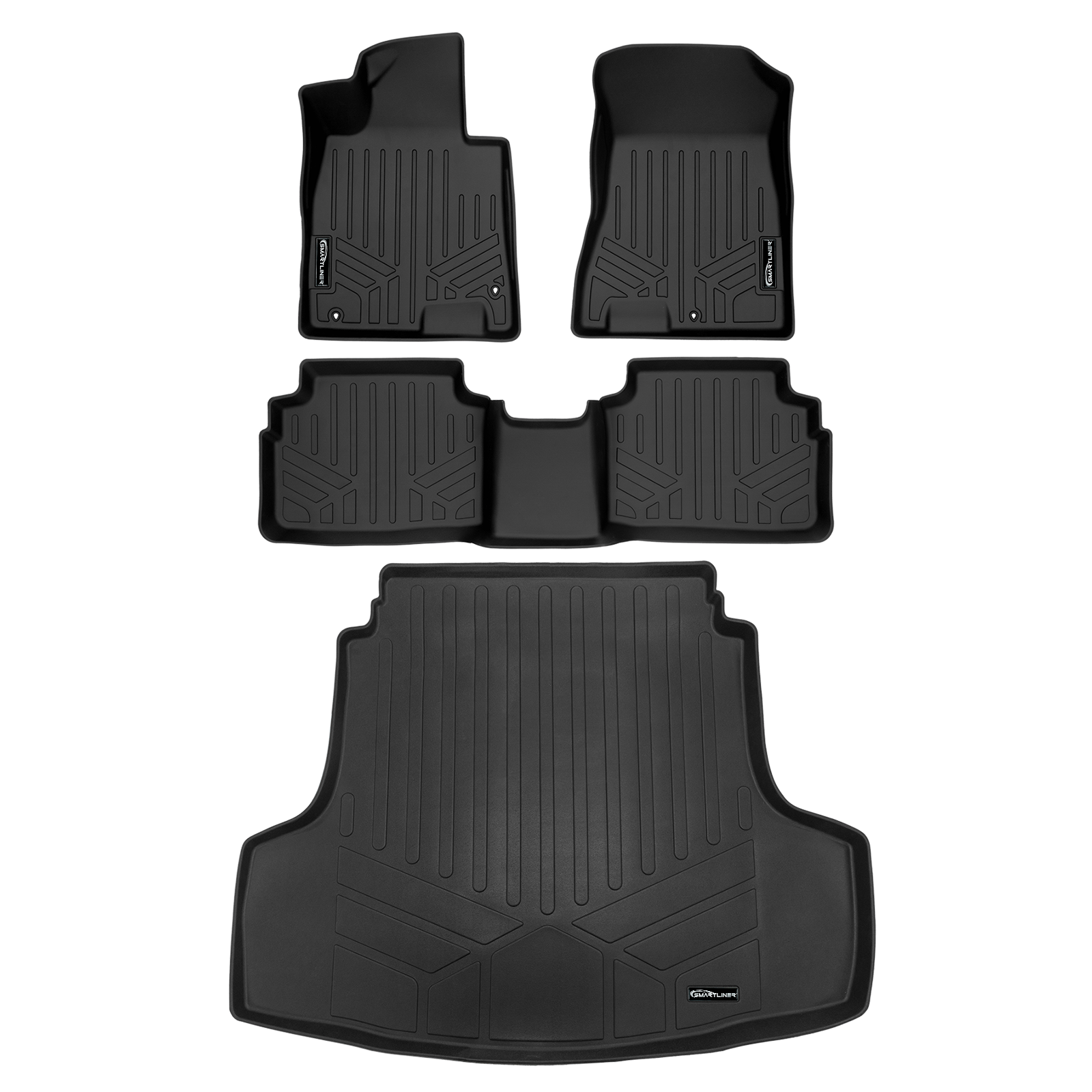 SMARTLINER Custom Fit Floor Liners For 2025 Kia K5 FWD Models Smartliner USA