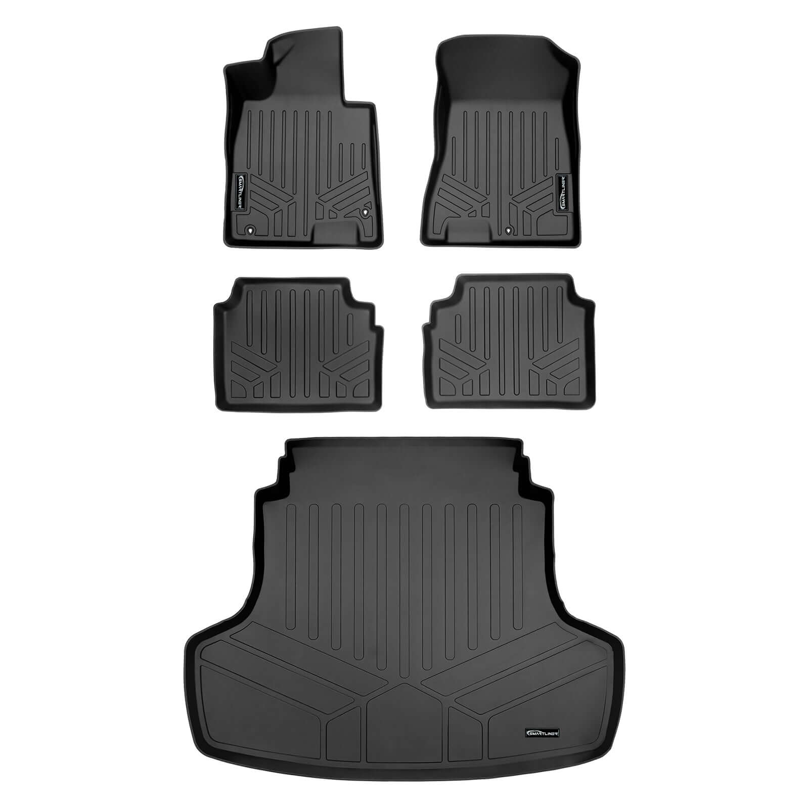 SMARTLINER Custom Fit Floor Liners For 2021-2024 Kia K5 AWD Models Smartliner USA