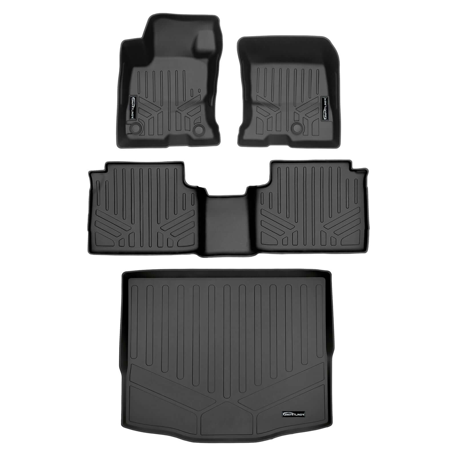 SMARTLINER Custom Fit Floor Liners For 2020-2025 Ford Escape Hybrid & Plug in Hybrid Models Smartliner USA