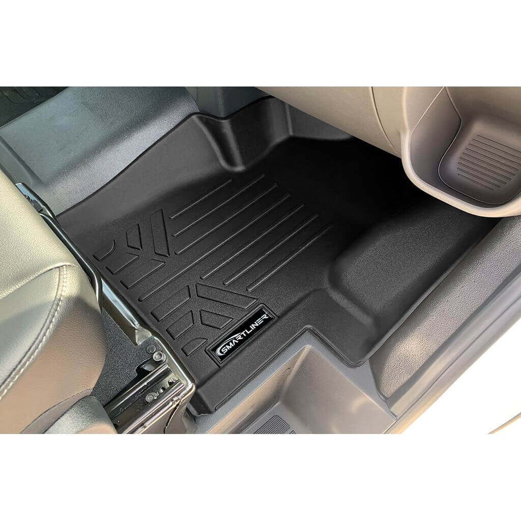 SMARTLINER Custom Fit Floor Liners For 2023-2025 Ford Transit (Vinyl Flooring Not Over the Hump) Smartliner USA