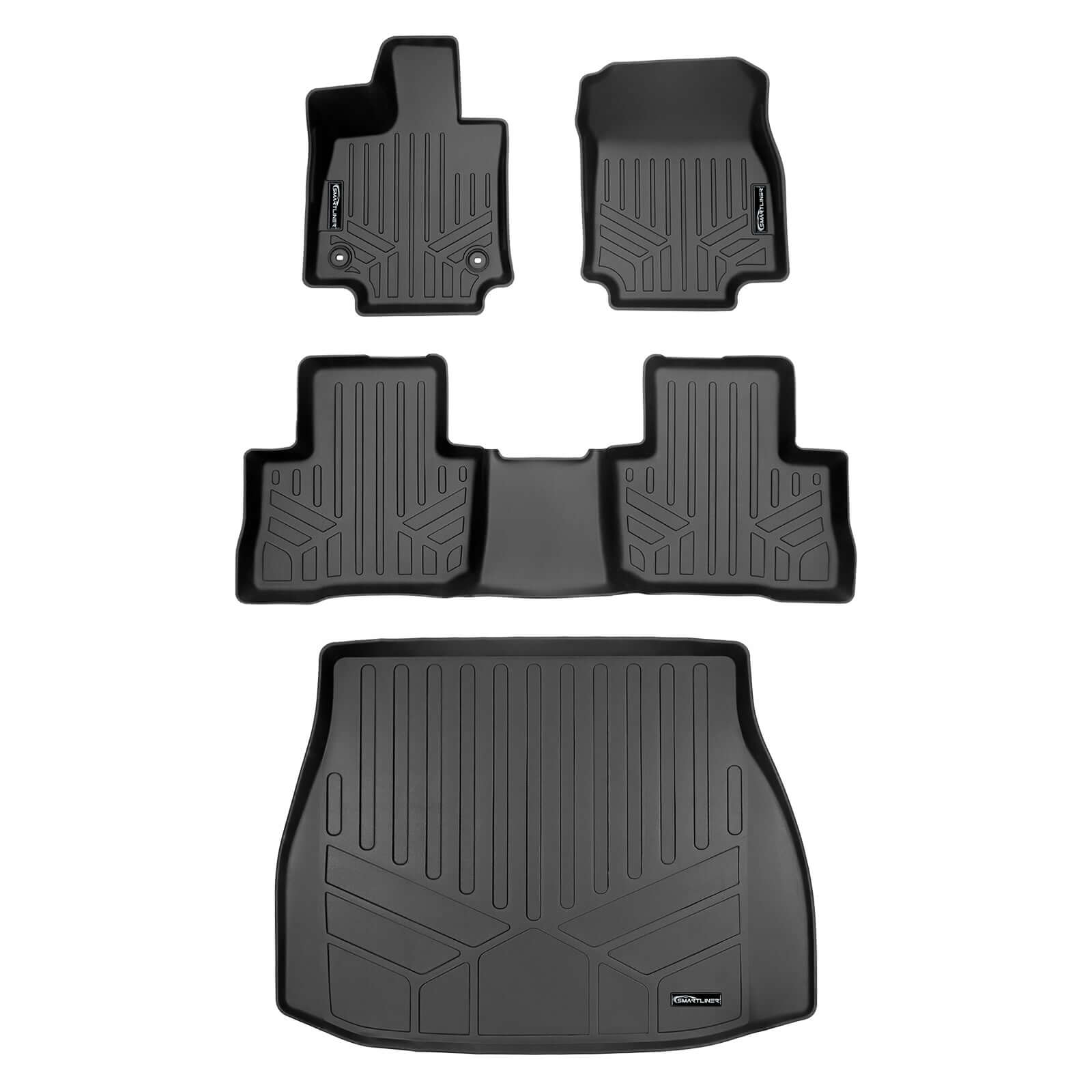 SMARTLINER Custom Fit Floor Liners For 2021-2024 Toyota Venza Smartliner USA