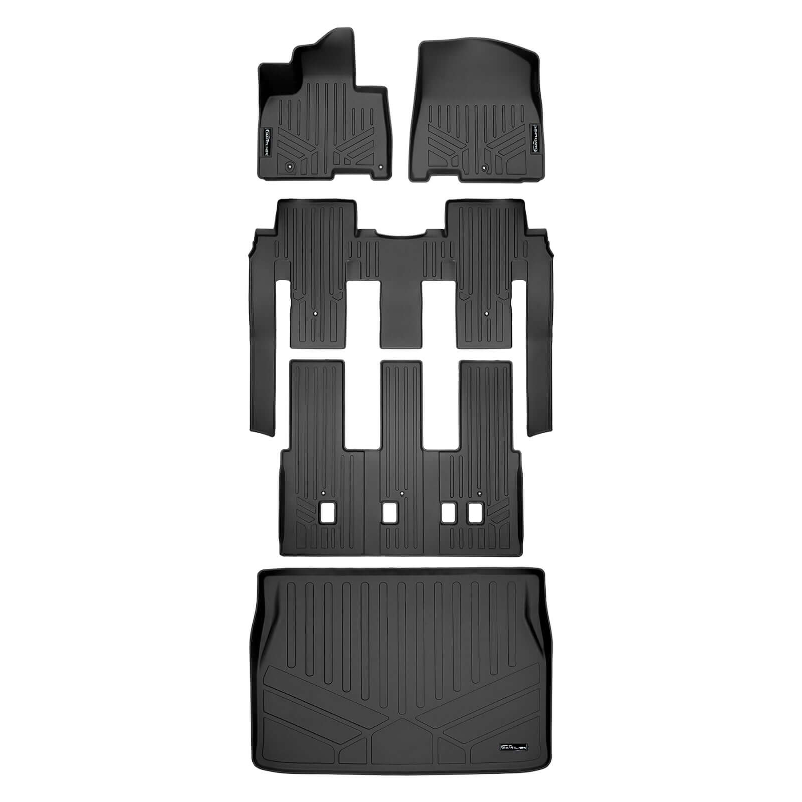 SMARTLINER Custom Fit Floor Liners For 2022-2025 Kia Carnival (Non-Hybrid Models) Smartliner USA