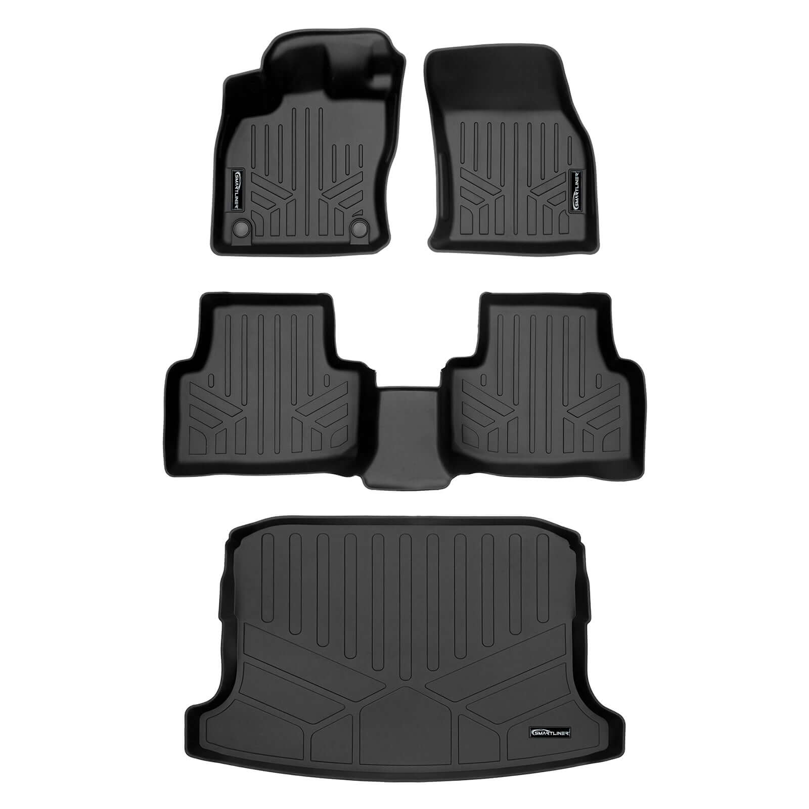 SMARTLINER Custom Fit Floor Liners For 2022-2025 Volkswagen Taos (Only Fits FWD Models) Smartliner USA