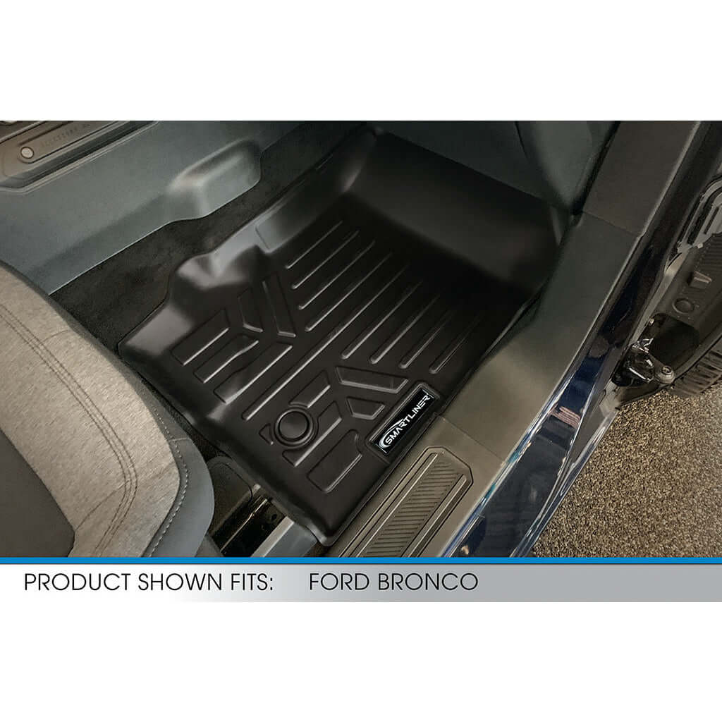 SMARTLINER Custom Fit Floor Liners For 2021-2025 Ford Bronco (4-Door) Smartliner USA
