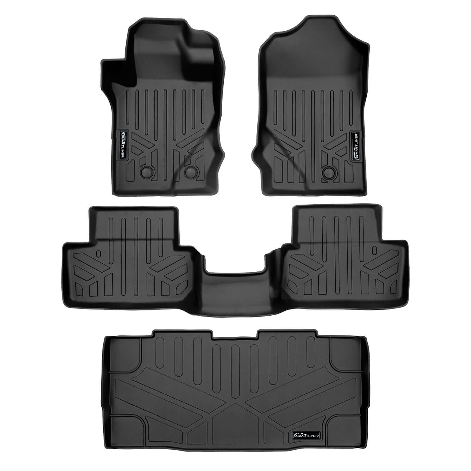SMARTLINER Custom Fit Floor Liners For 2021-2025 Ford Bronco (2-Door) Smartliner USA