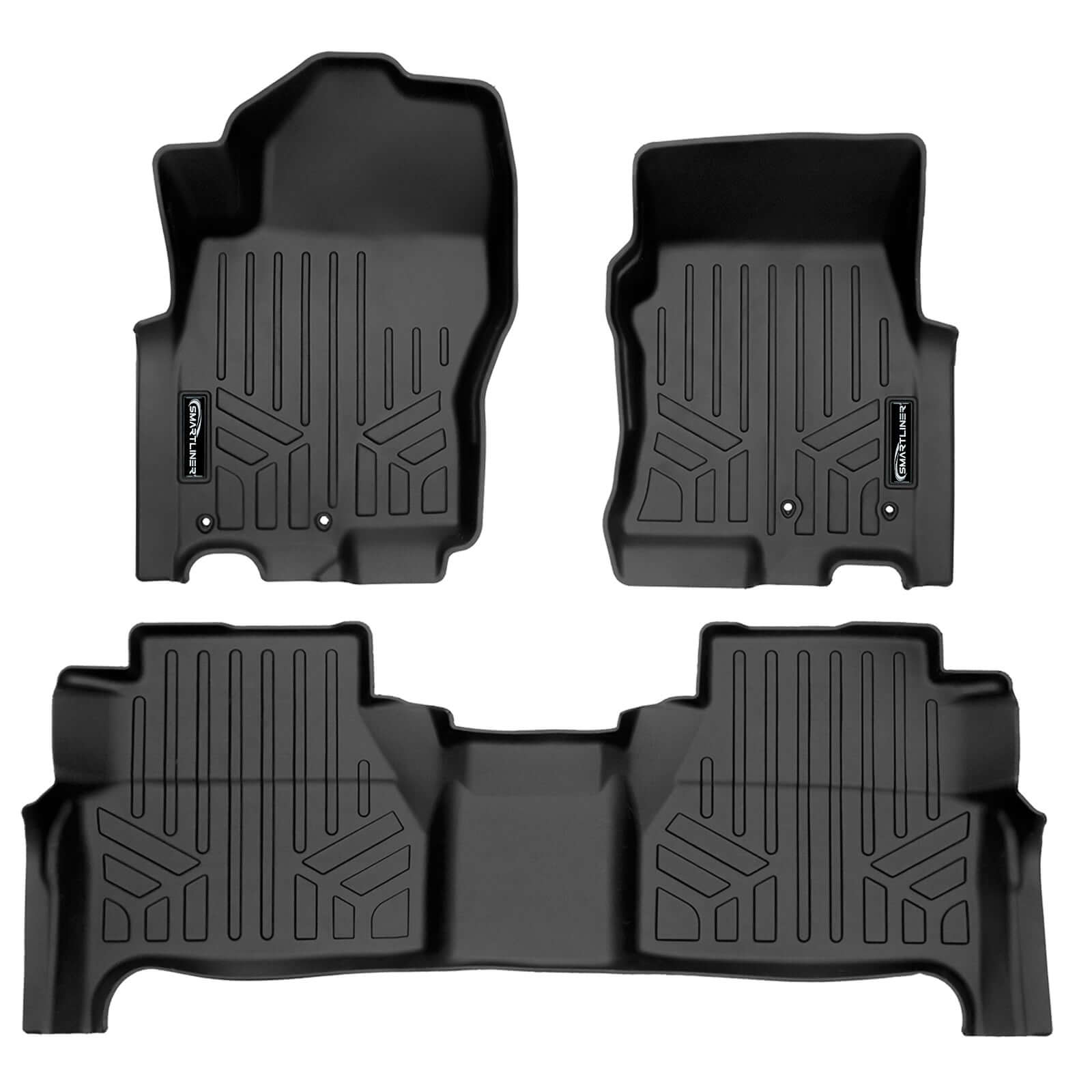 SMARTLINER Custom Fit Floor Liners For 2022-2025 Nissan Frontier Crew Cab Smartliner USA