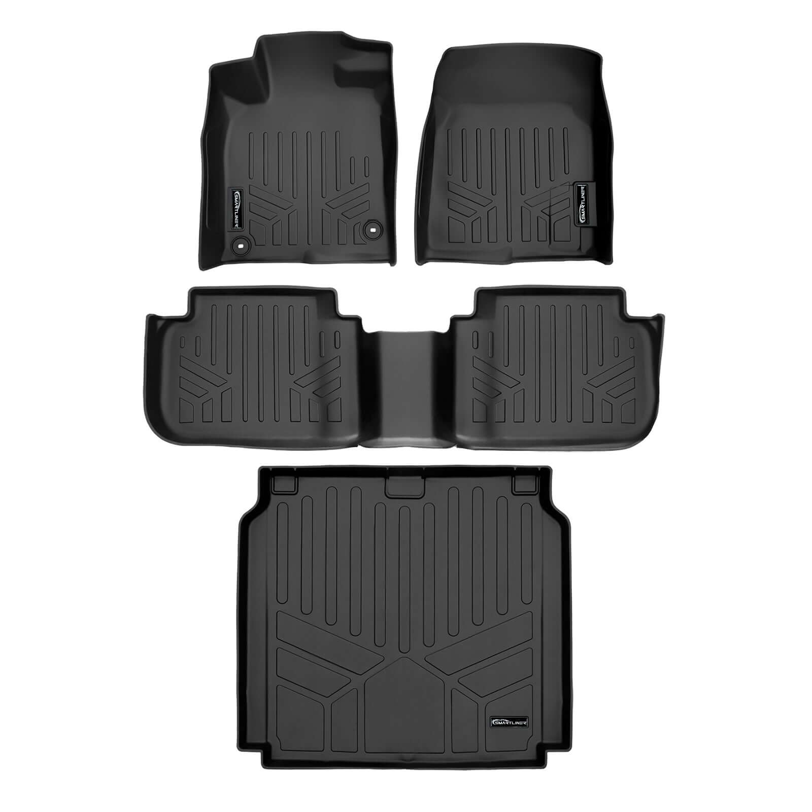 SMARTLINER Custom Fit Floor Liners For 2024-2025 Acura Integra/Integra Type S (without 2nd Row USB Ports) Smartliner USA