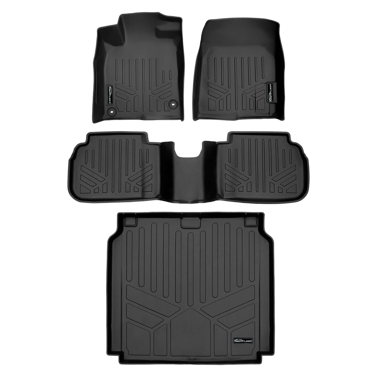 SMARTLINER Custom Fit Floor Liners For 2024-2025 Acura Integra/Integra Type S (with 2nd Row USB Ports) Smartliner USA