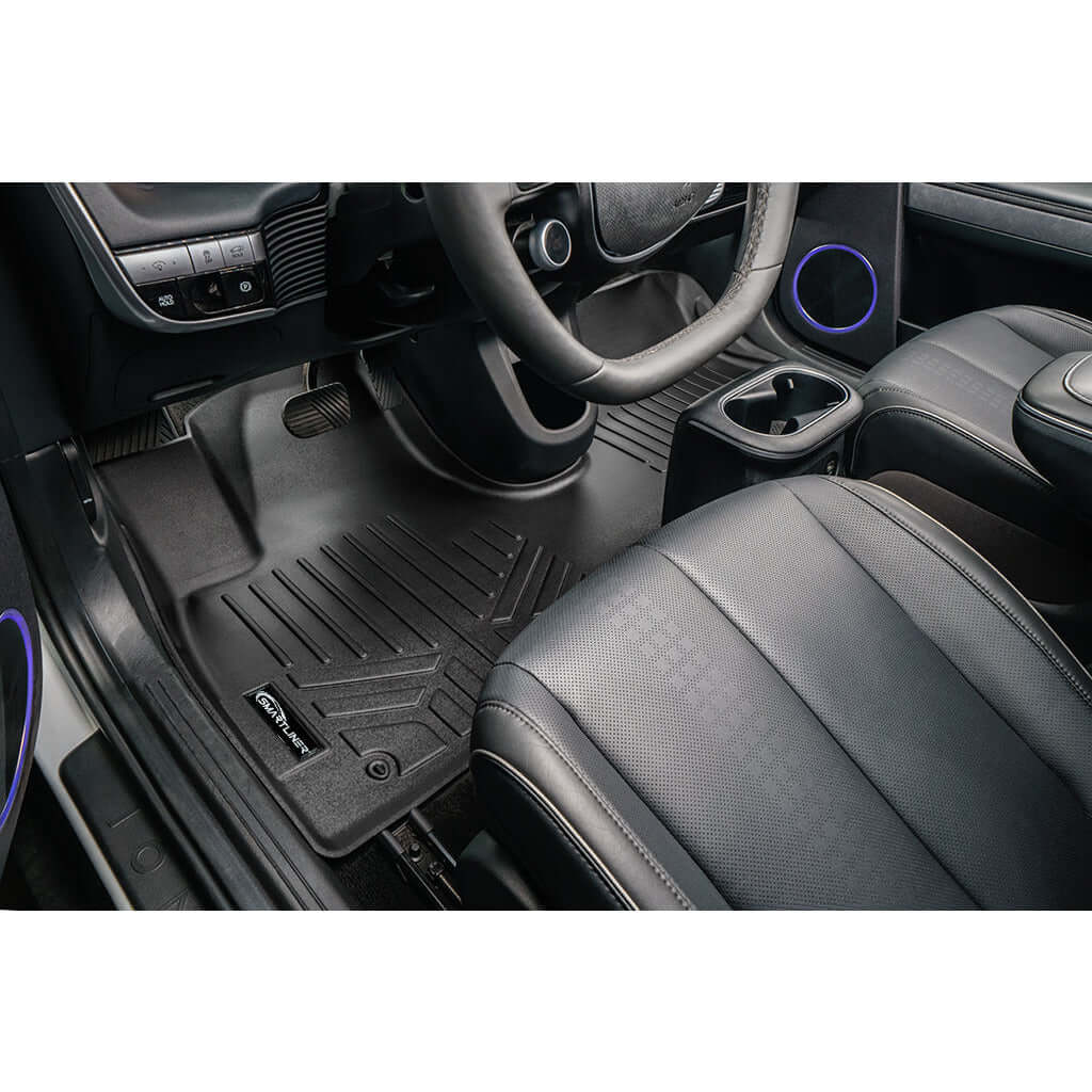 SMARTLINER Custom Fit Floor Liners For 2022-2024 Hyundai IONIQ 5 With fixed console Smartliner USA