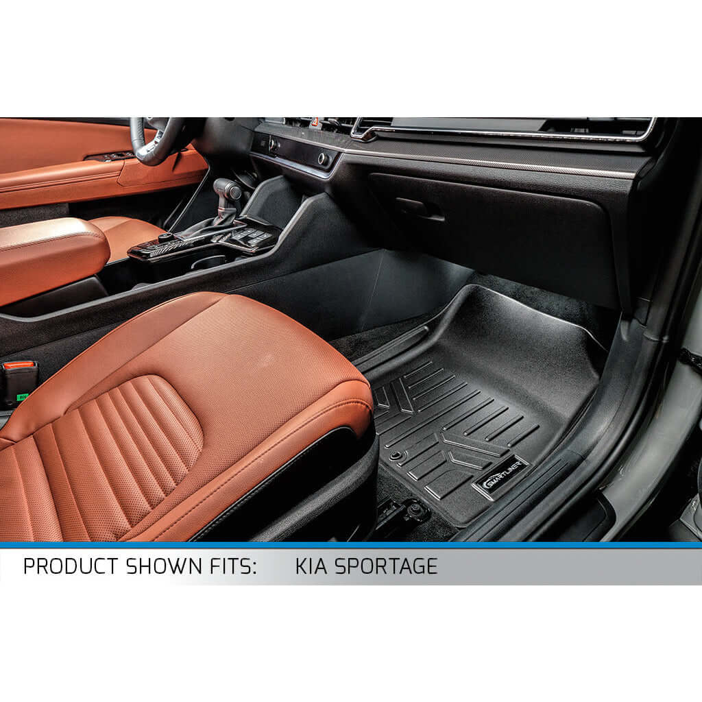 SMARTLINER Custom Fit Floor Liners For 2023-2025 Kia Sportage (Does Not fit with Subwoofer in Cargo Area) Smartliner USA