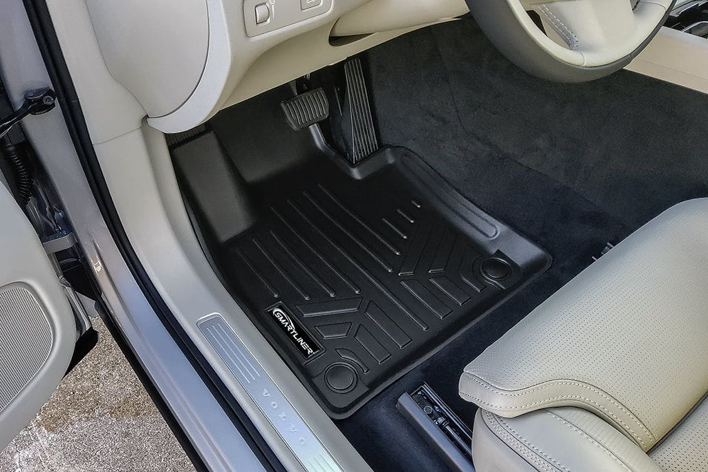 SMARTLINER Custom Fit Floor Liners For 2018-2025 Volvo XC60 (Hybrid Models)/ Volvo XC60 Recharge Smartliner USA