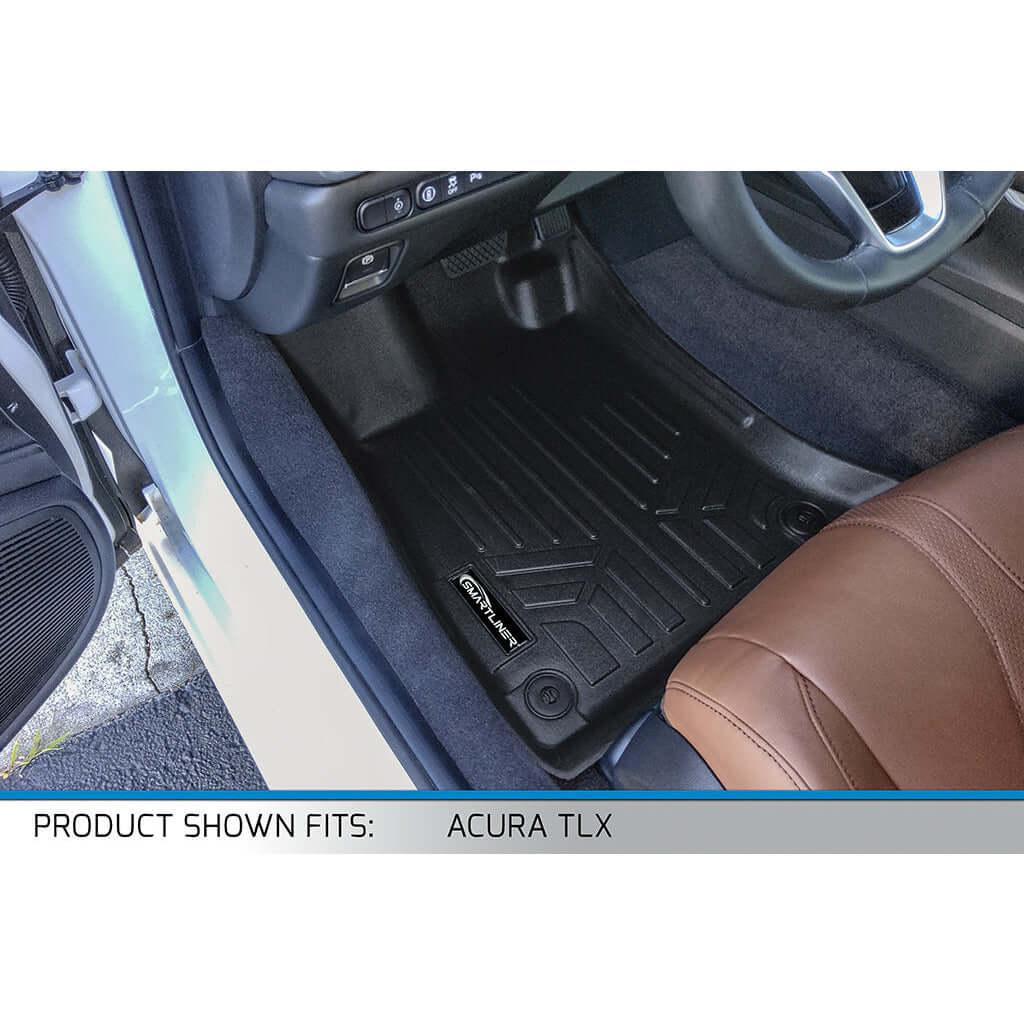 SMARTLINER Custom Fit Floor Liners For 2021-2025 Acura TLX (Fits FWD (Front Wheel Drive) and AWD (All Wheel Drive) models ) Smartliner USA