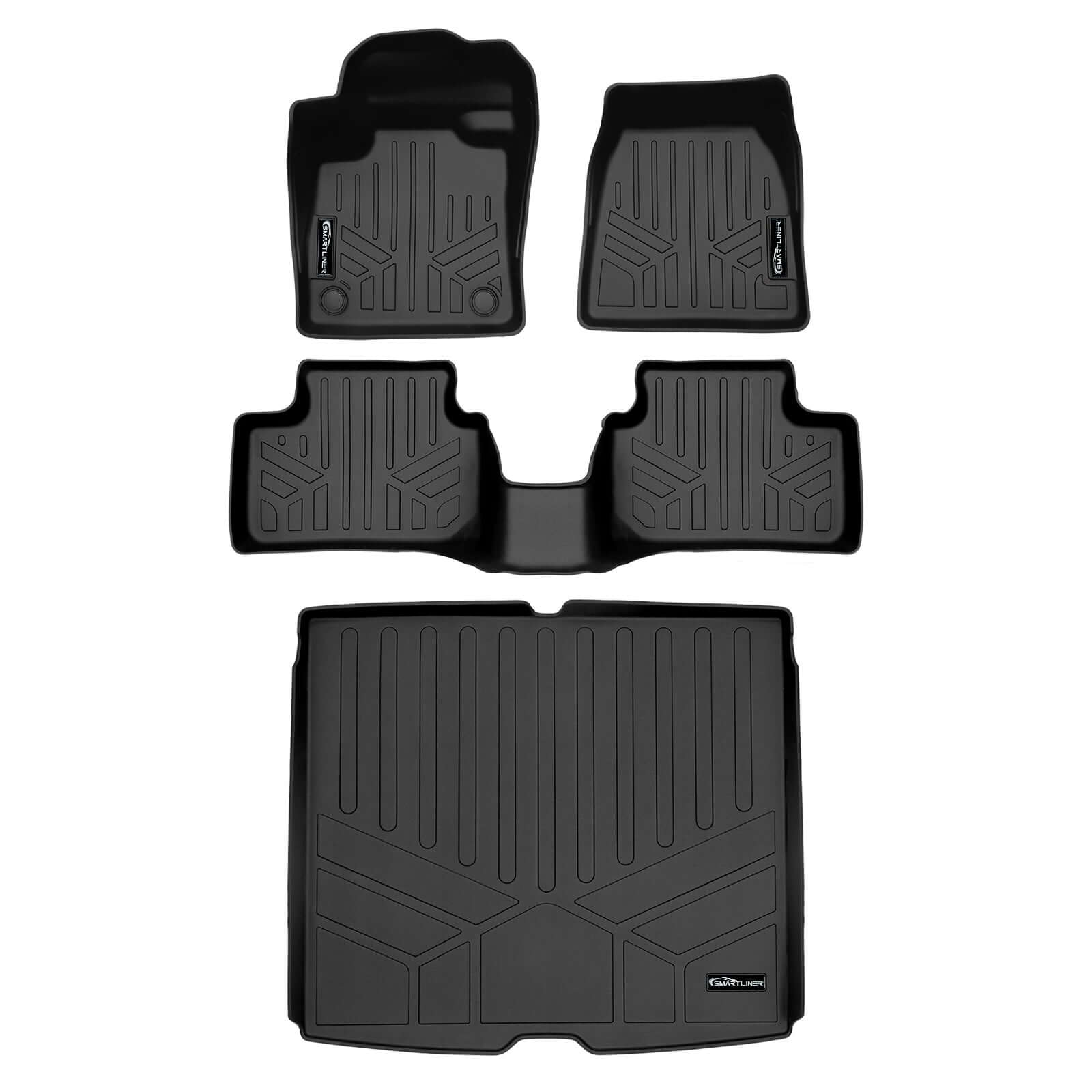 SMARTLINER Custom Fit Floor Liners For 2021-2024 Volvo XC40 Recharge|EX40 2025 Smartliner USA