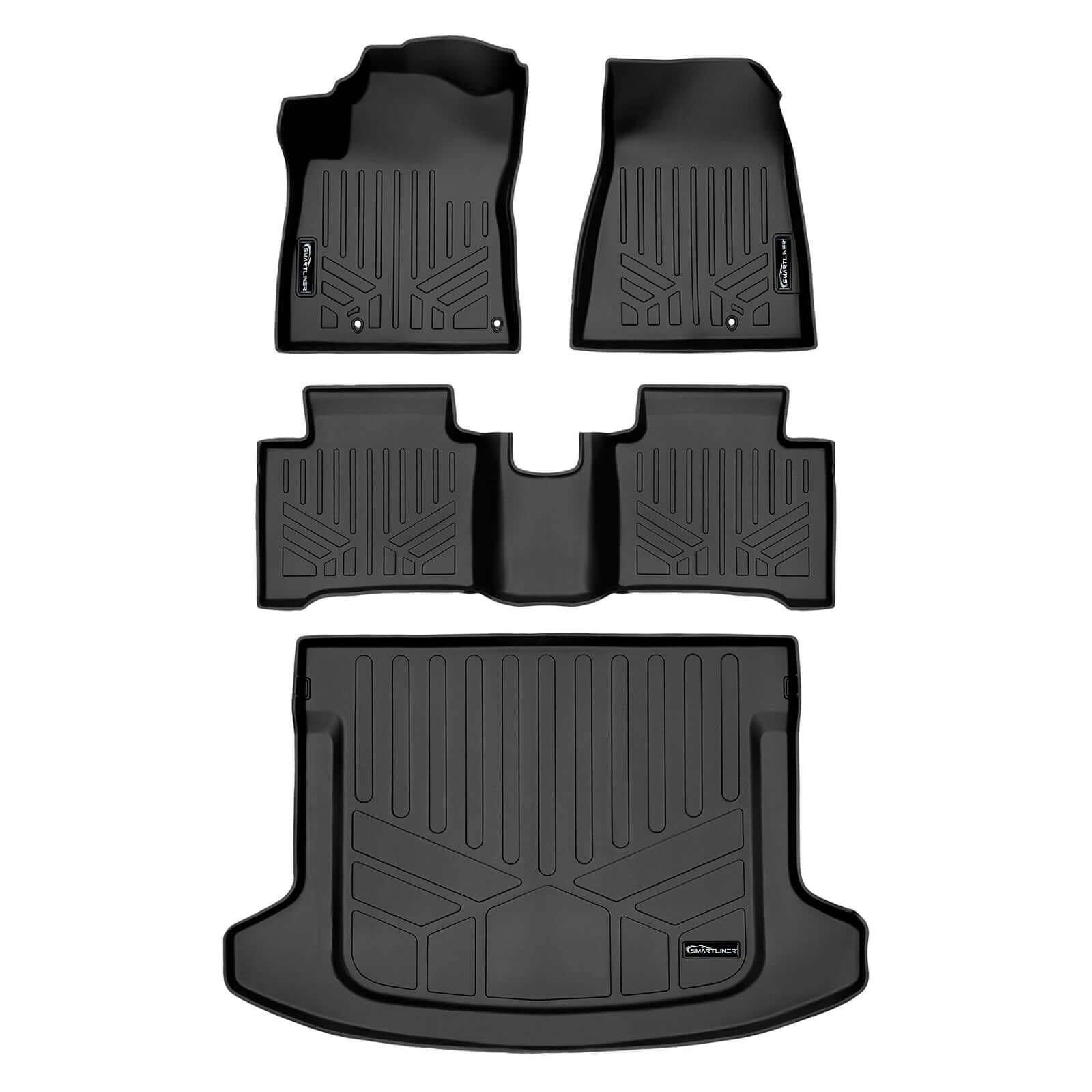 SMARTLINER Custom Fit Floor Liners For 2023-2025 Kia Niro Hybrid (Does NOT fit PHEV Models) Smartliner USA