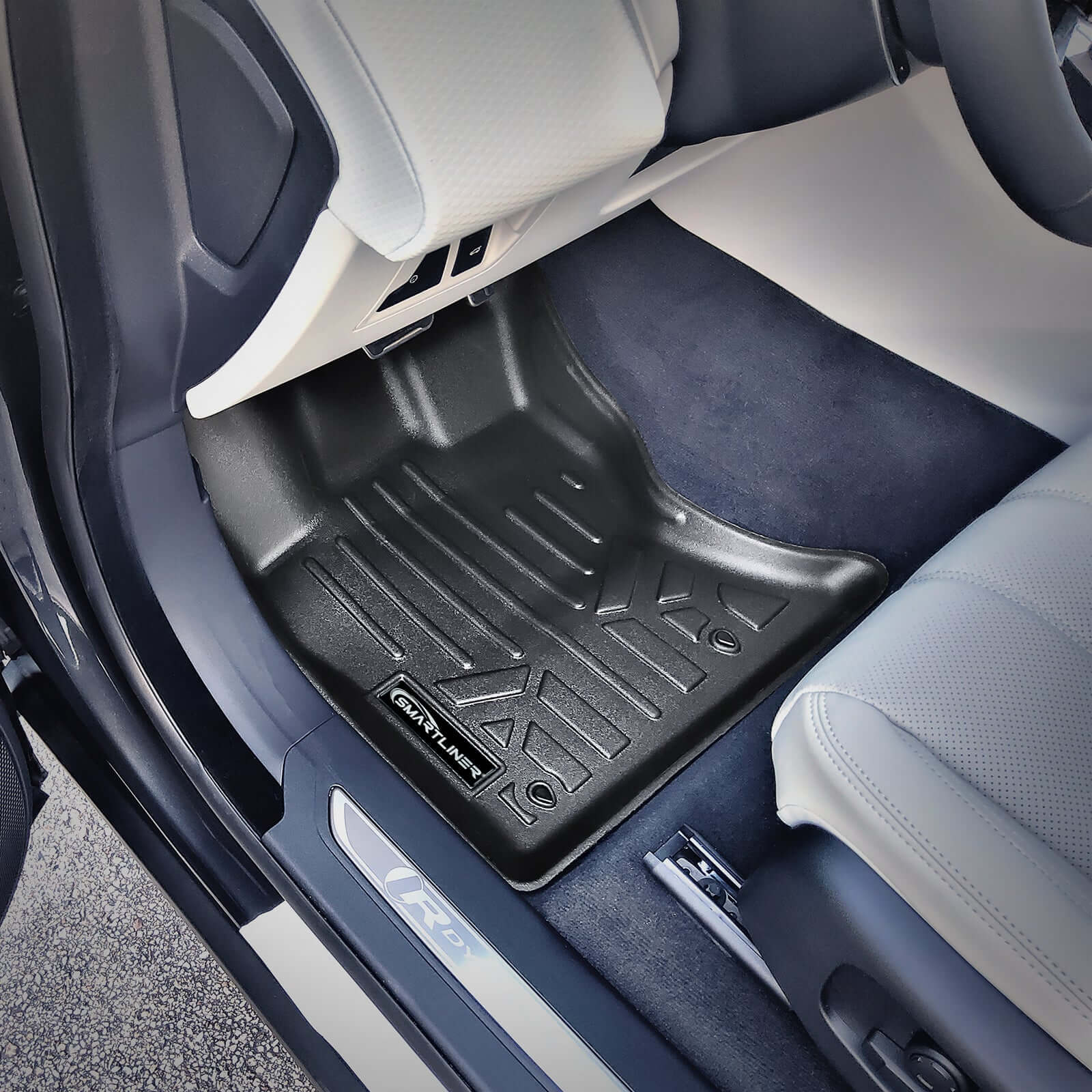 SMARTLINER Custom Fit Floor Liners For 2021-2025 Land Rover/Range Rover Velar with Full Size Spare Tire Smartliner USA