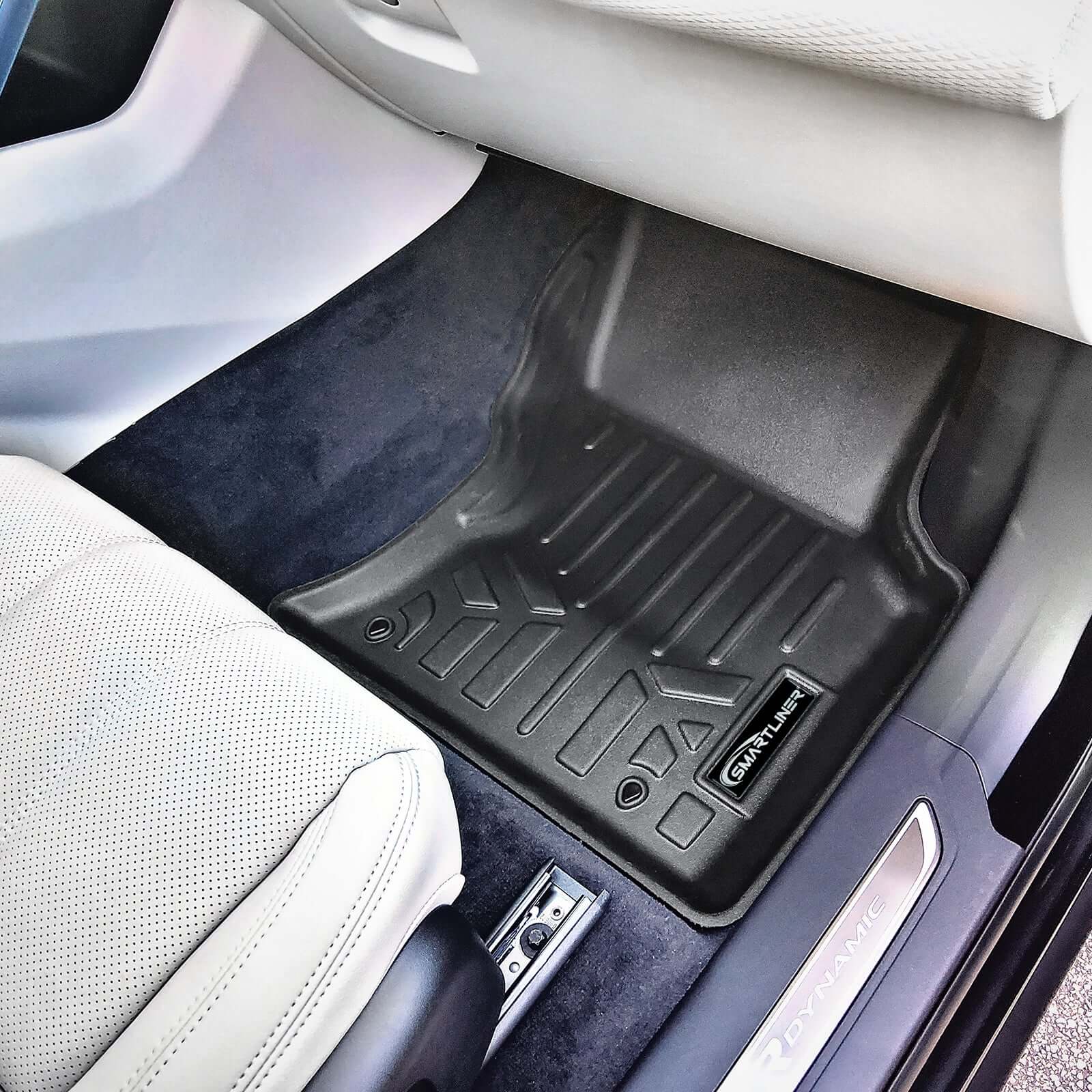 SMARTLINER Custom Fit Floor Liners For 2021-2025 Land Rover/Range Rover Velar with Full Size Spare Tire Smartliner USA