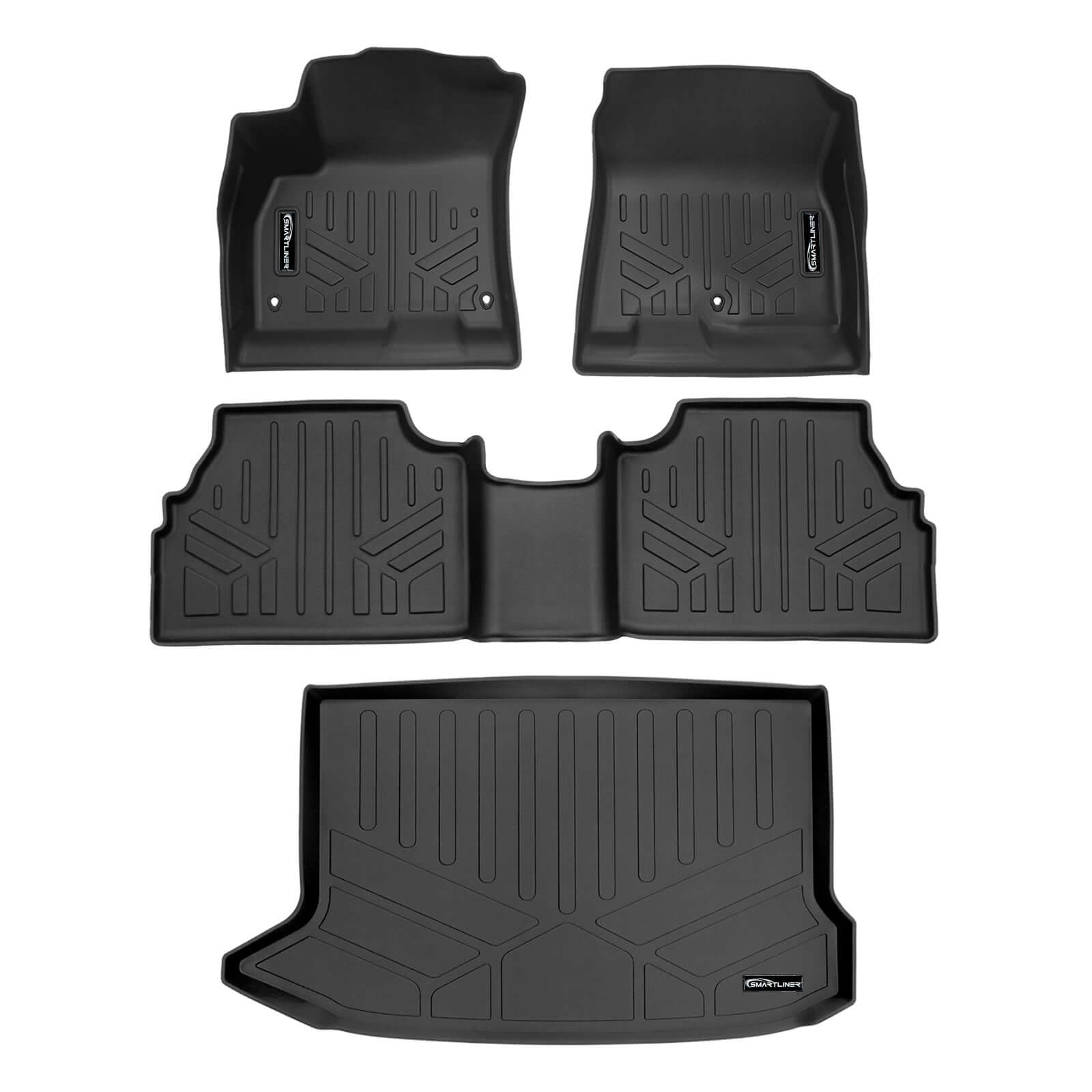 SMARTLINER Custom Fit Floor Liners For 2019-2023 Hyundai Kona Electric Smartliner USA