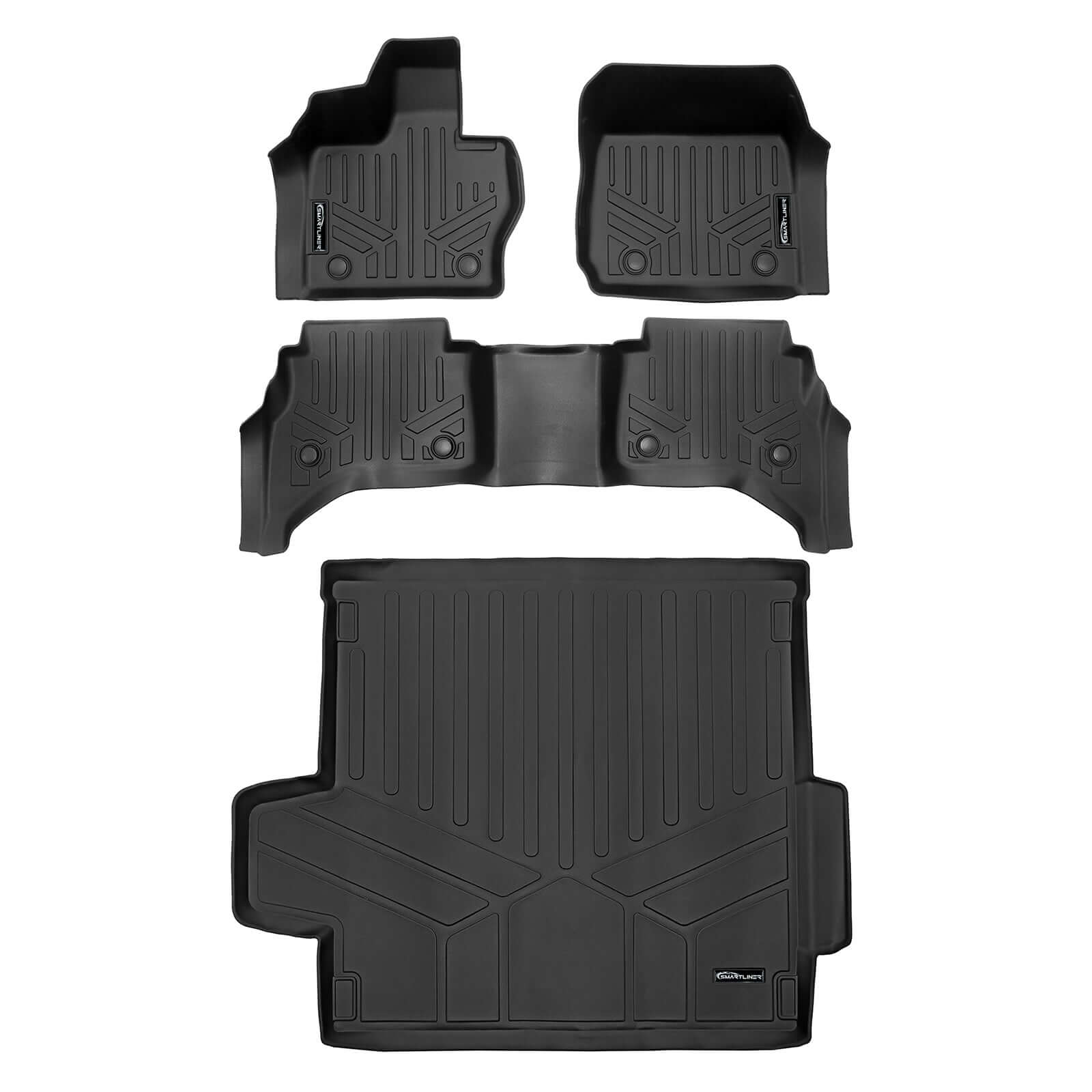 SMARTLINER Custom Fit Floor Liners For 2022-2025 Land Rover | Range Rover 5th Generation SWB (Standard Wheel Base) without executive class rear seats Smartliner USA