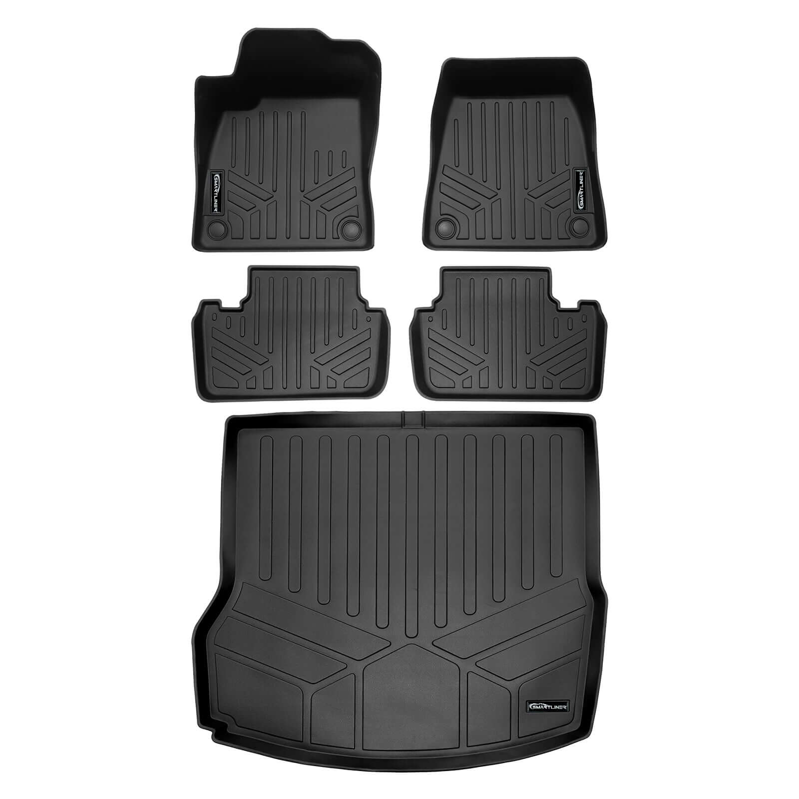 SMARTLINER Custom Fit Floor Liners For 2022-2025 Polestar 2 Smartliner USA