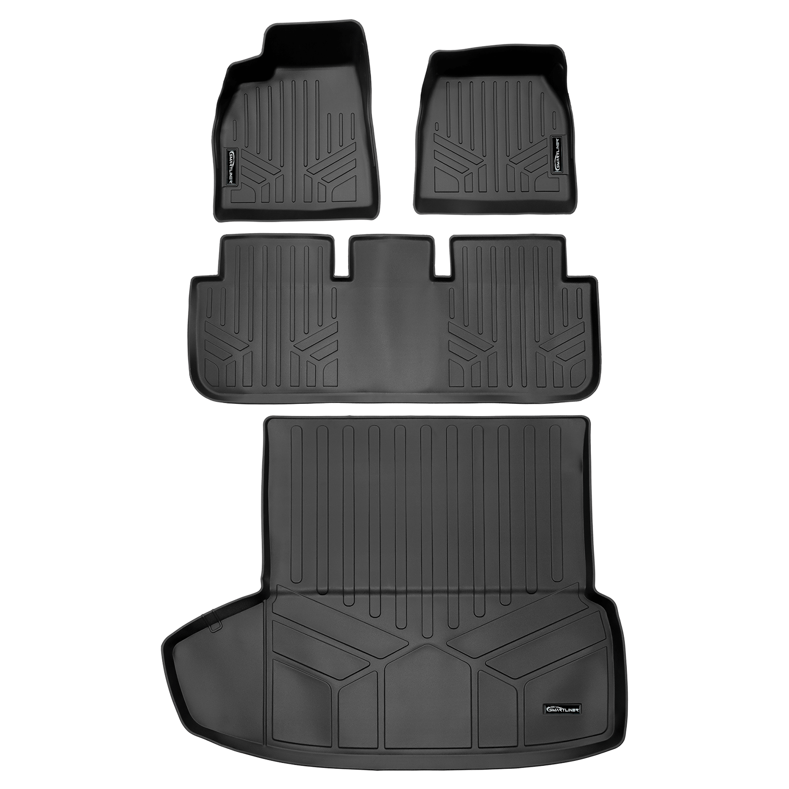 SMARTLINER Custom Fit Floor Liners For 2021-2024 Tesla Model S Smartliner USA