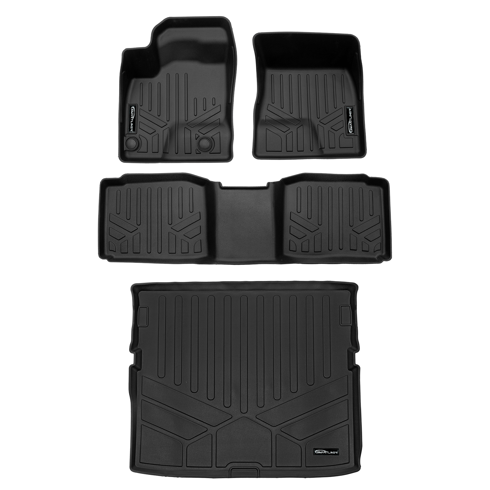 SMARTLINER Custom Fit Floor Liners For 2023-2025 Mitsubishi Outlander PHEV Smartliner USA