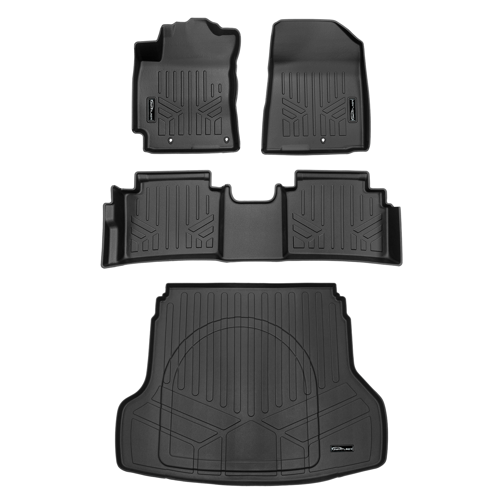 SMARTLINER Custom Fit Floor Liners For 2019-2024 Kia Forte Smartliner USA