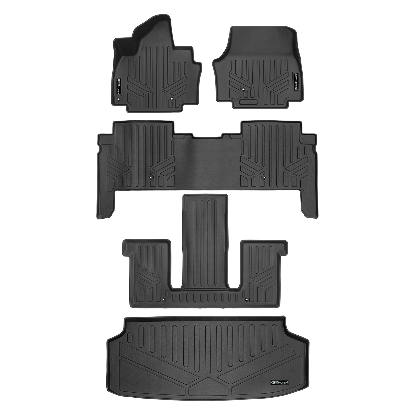 SMARTLINER Custom Fit Floor Liners Compatible With 2024-2025 Kia EV9 Smartliner USA