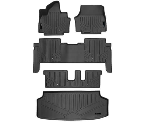 SMARTLINER Custom Fit Floor Liners Compatible With 2024 - 2025 Kia EV9 (2nd Row Bench Seat) Smartliner USA