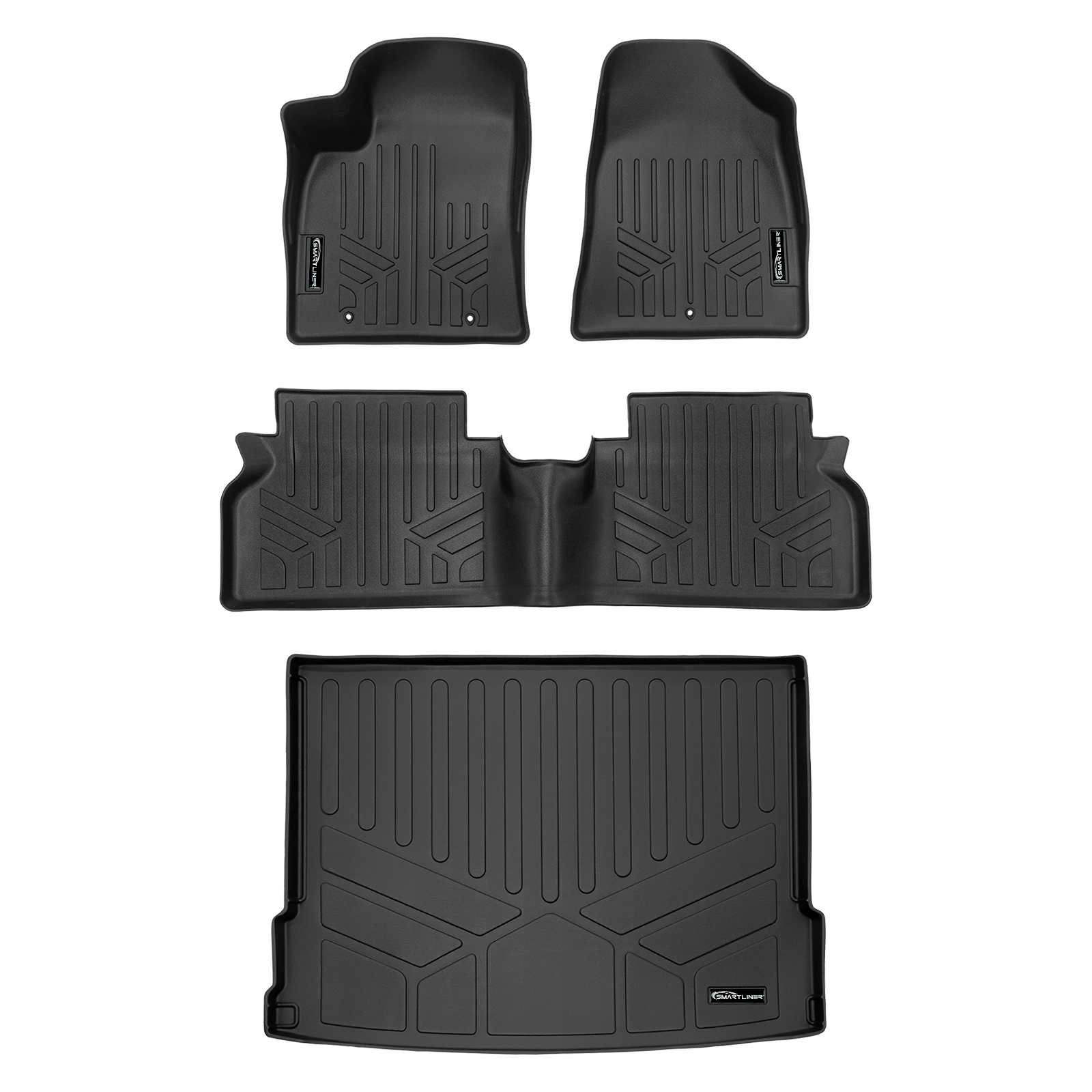 SMARTLINER Custom Fit Floor Liners For 2024 - 2025 Hyundai Kona Electric Smartliner USA