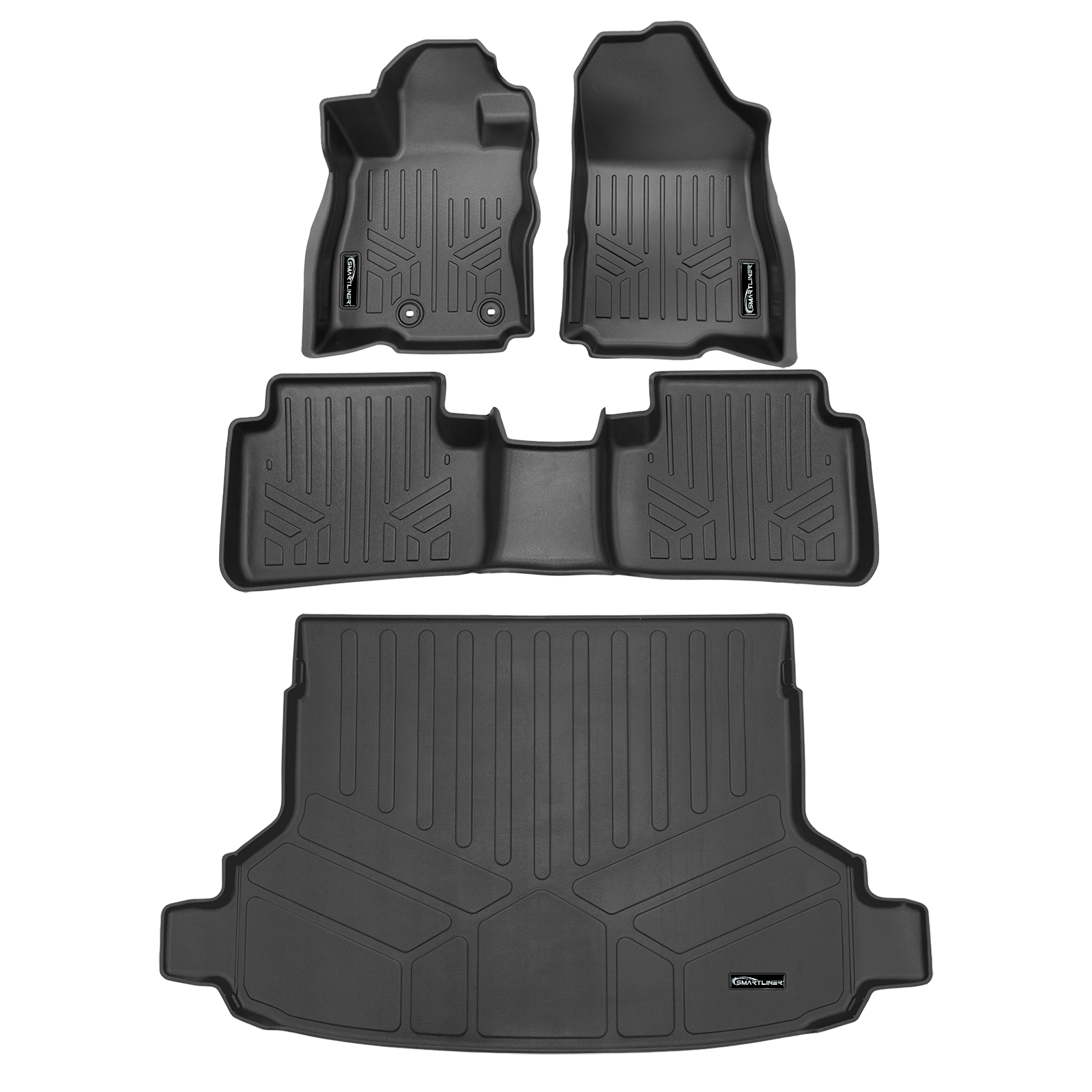 Smart Trim™ Custom Fit Floor Liners For 2025 Subaru Forester Without Subwoofer Smartliner USA