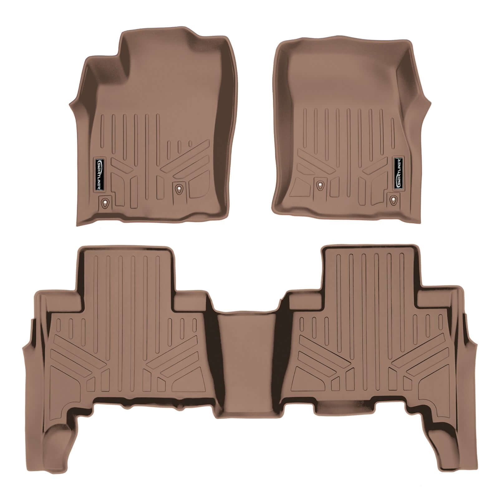 SMARTLINER Custom Fit Floor Liners For 2010-2012 Toyota 4Runner (5 Passenger with Sliding Rear Tray) Smartliner USA