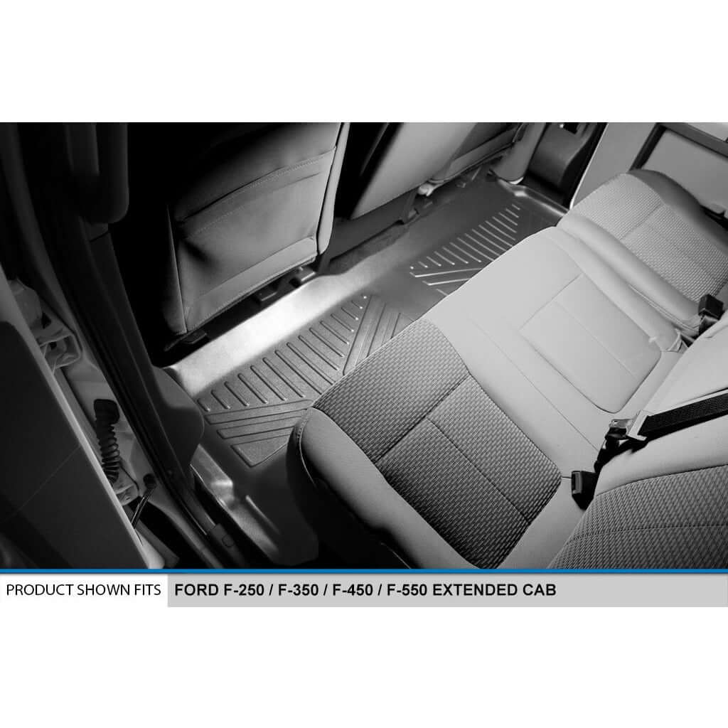 SMARTLINER Custom Fit Floor Liners For 2012-2016 Ford F-250/F-350 Super Duty SuperCab with Raised Drivers Side Pedal Smartliner USA