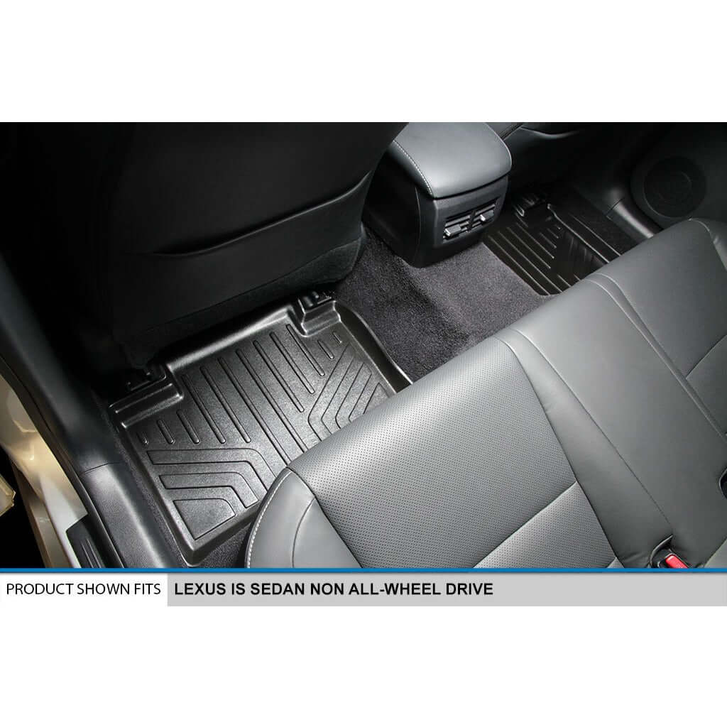 SMARTLINER Custom Fit Floor Liners For 2014-2025 Lexus IS (Sedan All Wheel Drive Only) Smartliner USA