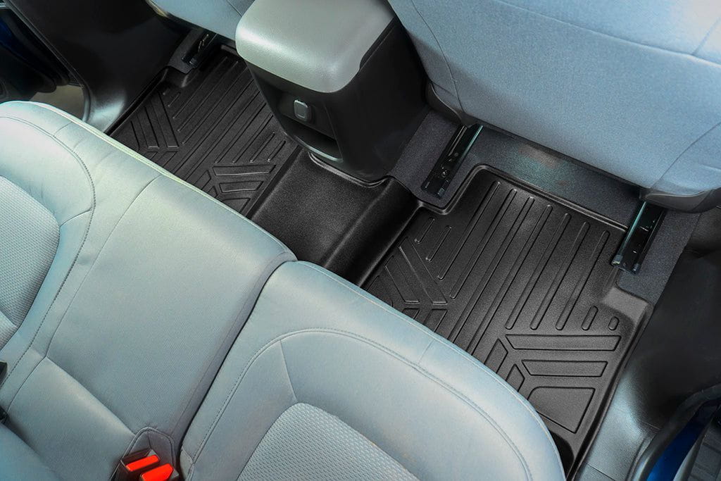 SMARTLINER Custom Fit Floor Liners For 2015-2022 Chevy Colorado Extended Cab / GMC Canyon Extended Cab Smartliner USA